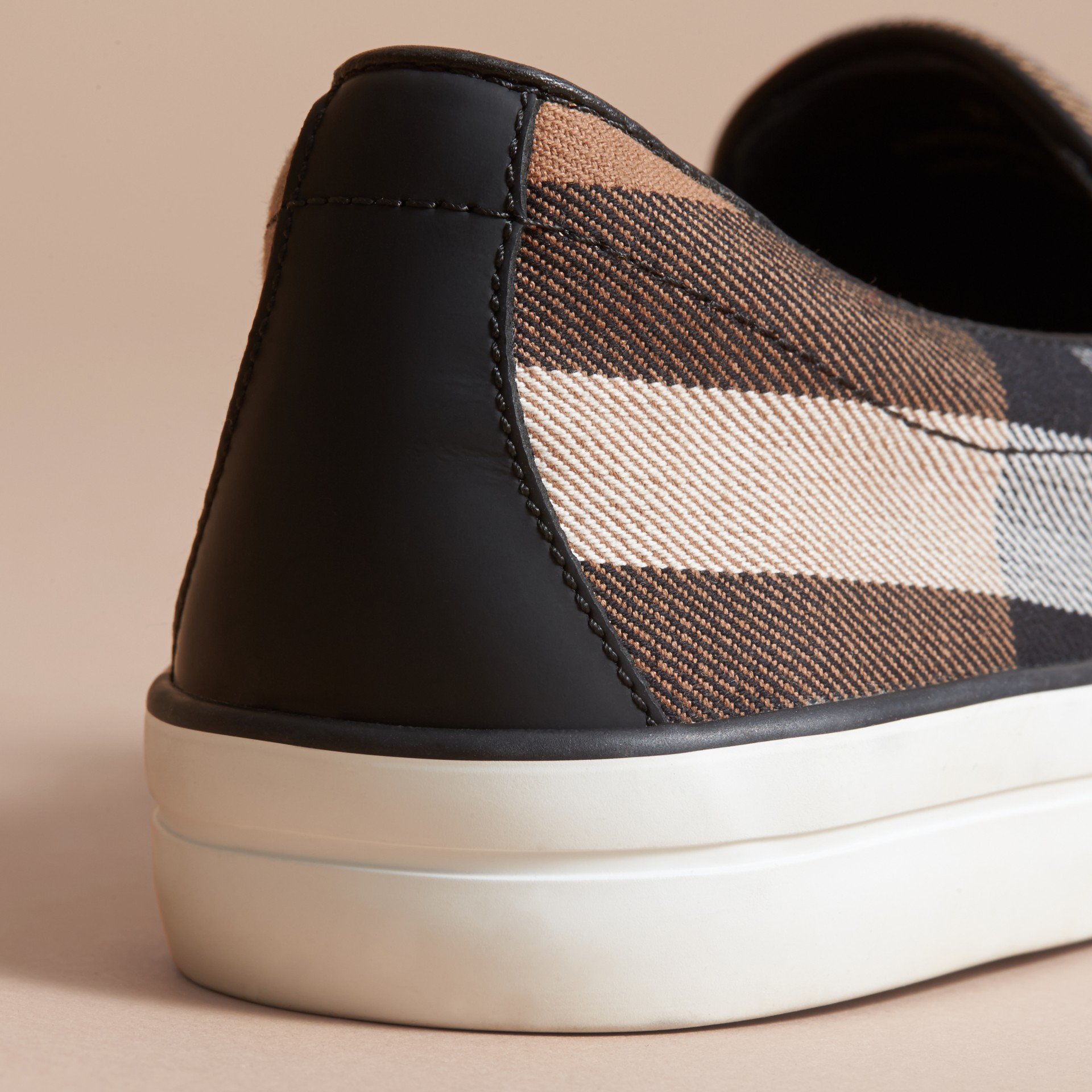 burberry slip ons womens