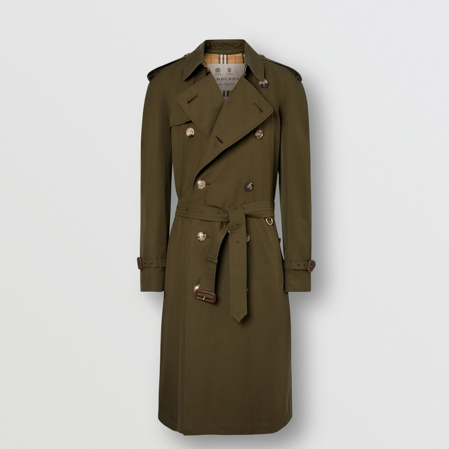 Trench coat Heritage The Westminster (Cachi Militare Scuro) - Uomo | Sito ufficiale Burberry®