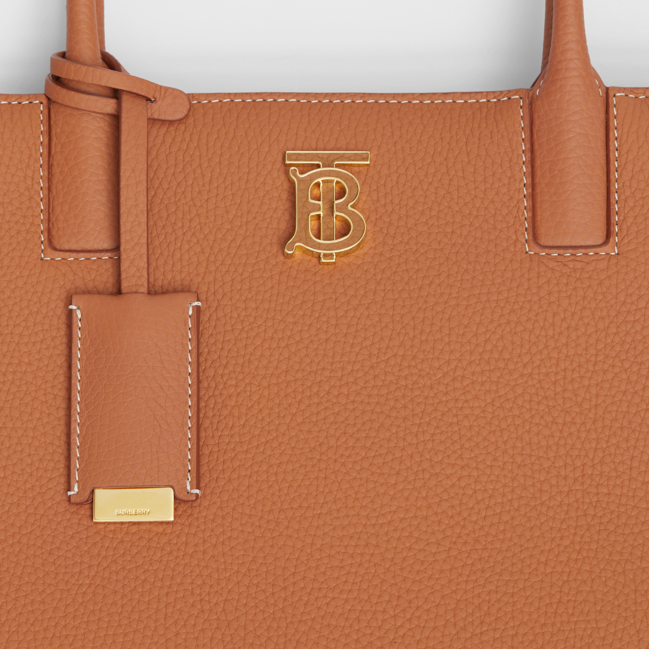 Grainy Leather Medium Frances Bag in Warm Russet Brown - Women | Burberry® Official - 2