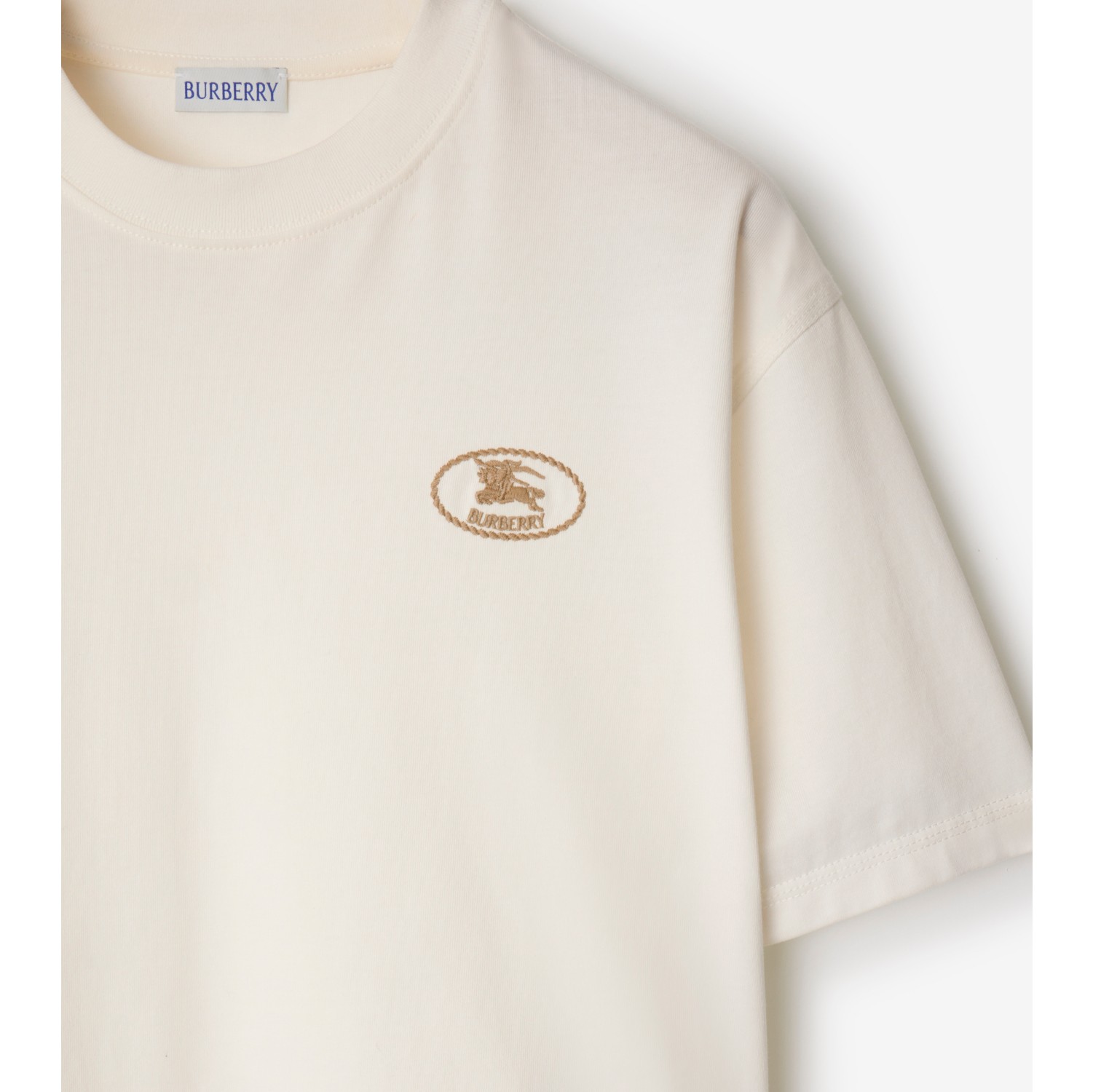 Cropped Cotton T-shirt