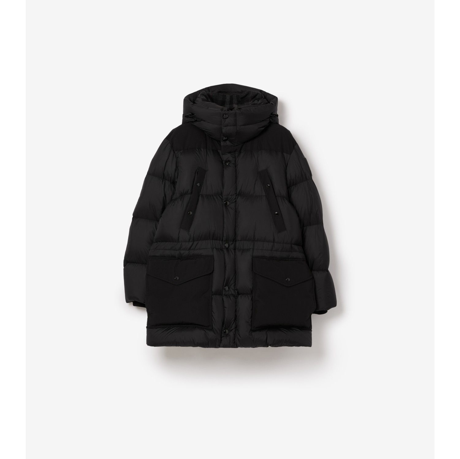 Burberry hooded down jacket sale