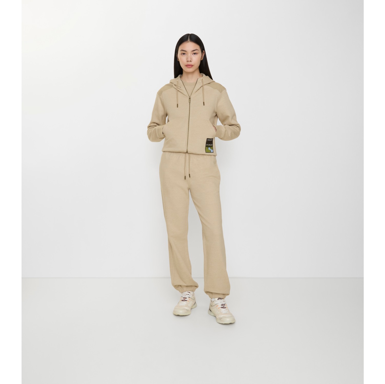 Landscape Label Cotton Jogging Pants