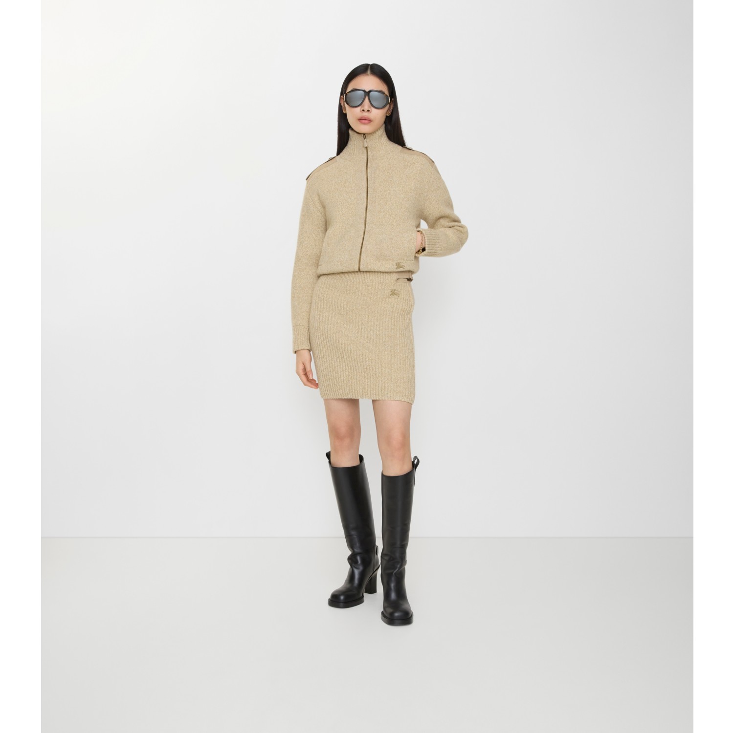 ウールカシミア ミニスカート