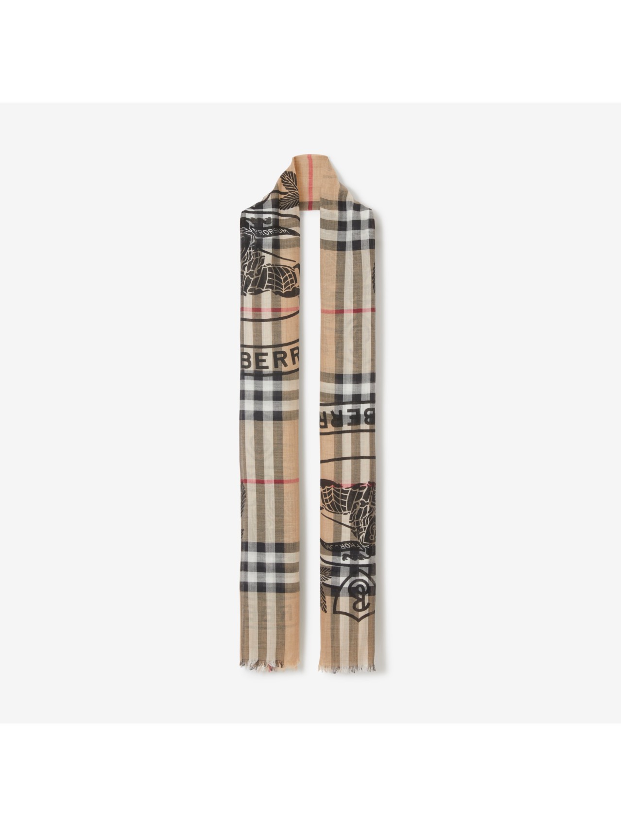 Écharpes & foulards de luxe pour homme | Site officiel Burberry®