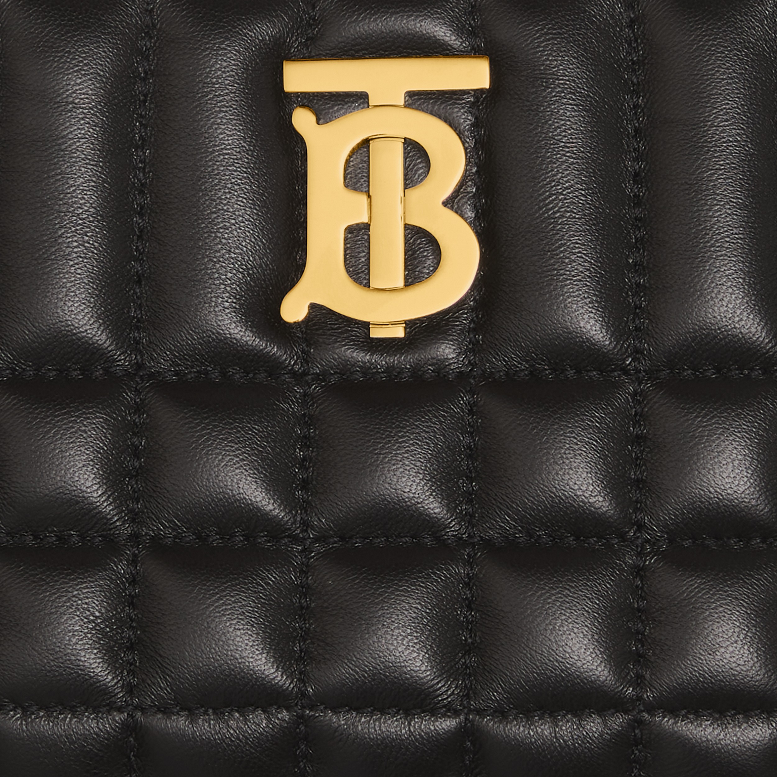 Quilted Leather Mini Lola Camera Bag in Black - Women | Burberry® Official - 2
