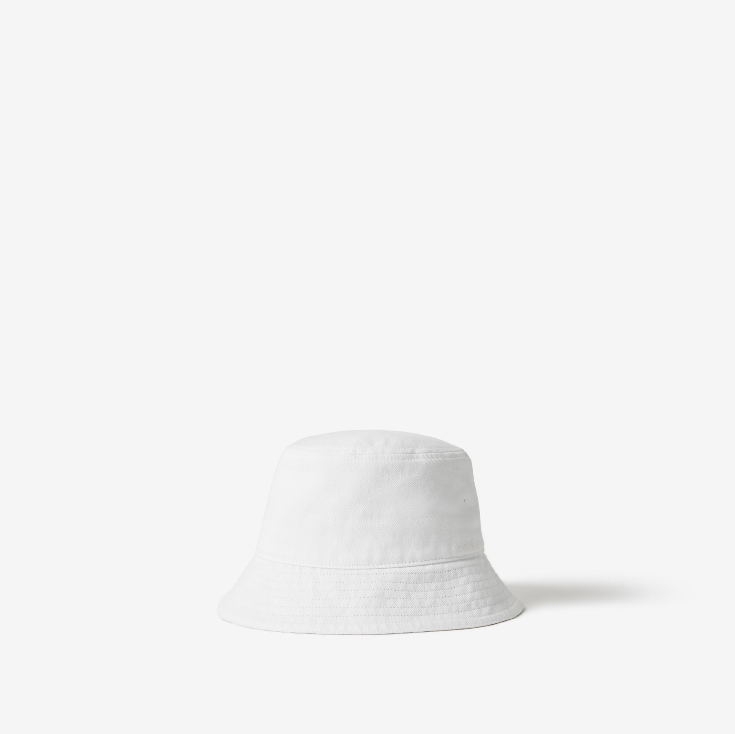 Denim Bucket Hat in White | Burberry® Official