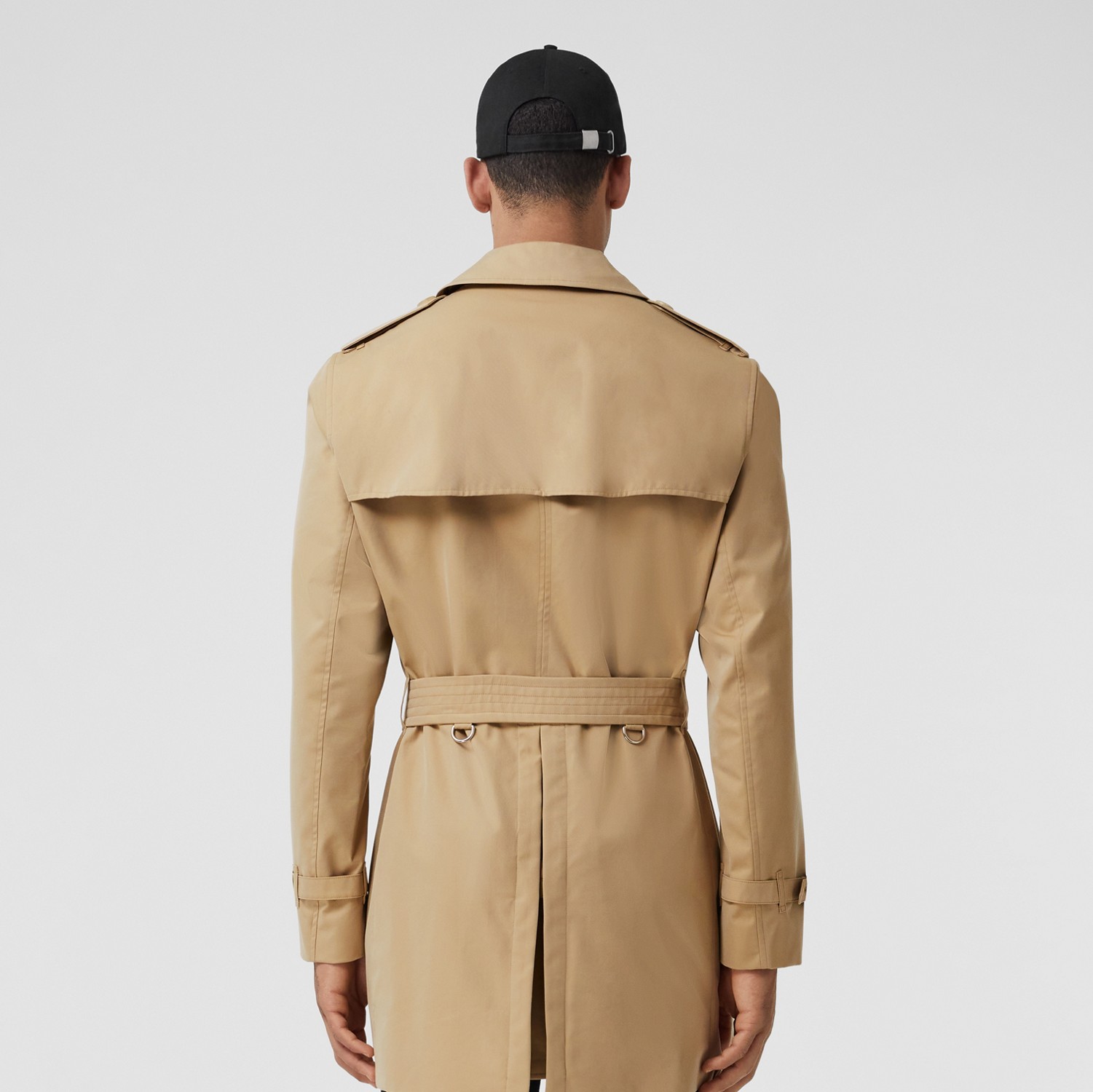 Trench coat Wimbledon curto (Mel) - Homens | Burberry® oficial