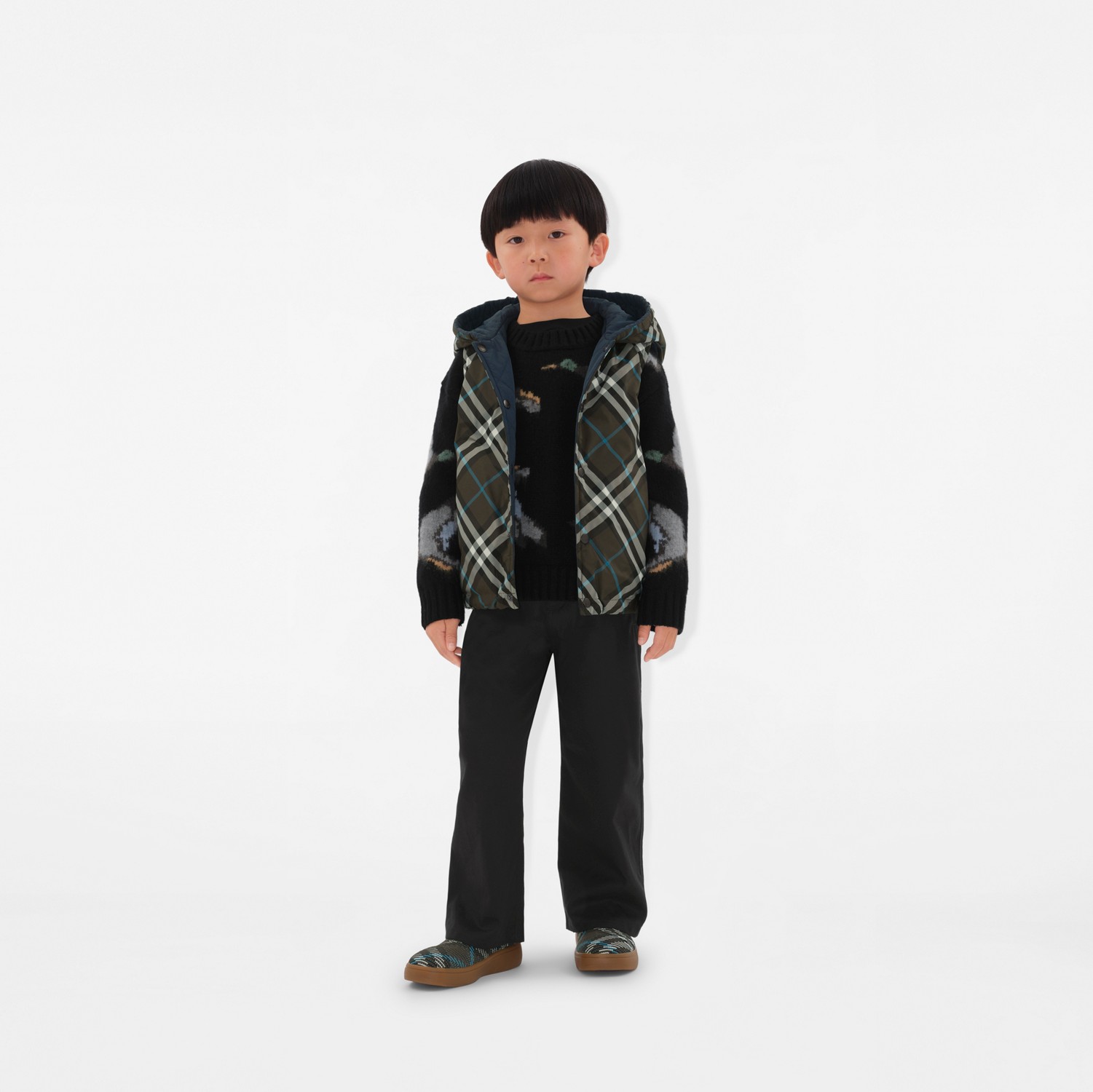 リバーシブル チェック ベスト (スナッグ) | Burberry®公式サイト リバーシブル チェック ベスト (スナッグ) | Burberry®公式サイト
