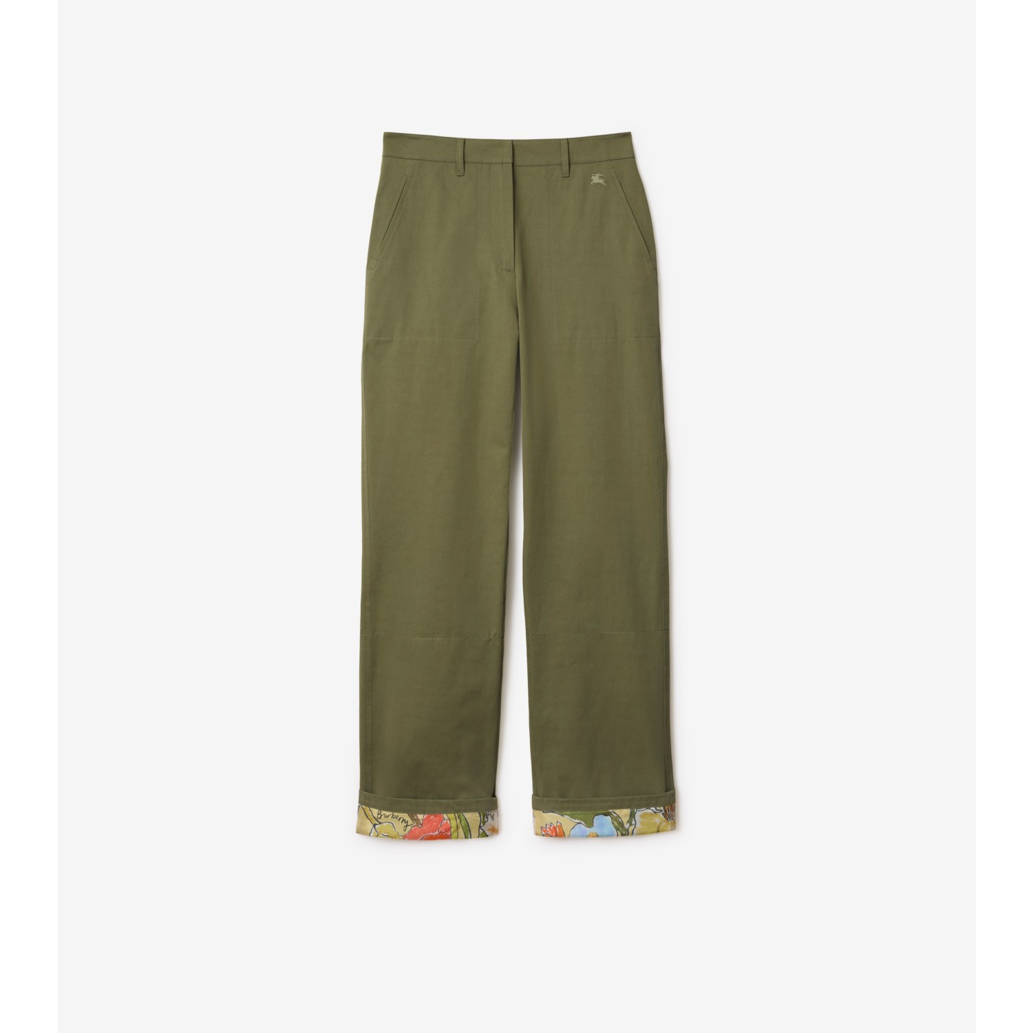 Highgrove Turn-up Cotton Trousers