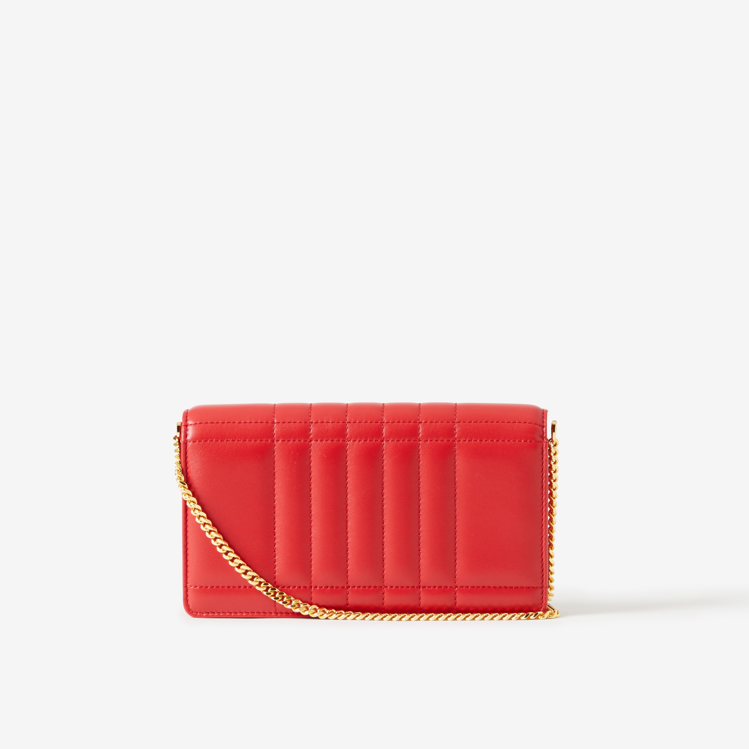 Lola Clutch in Bright Red - Women | Burberry® Official - 3