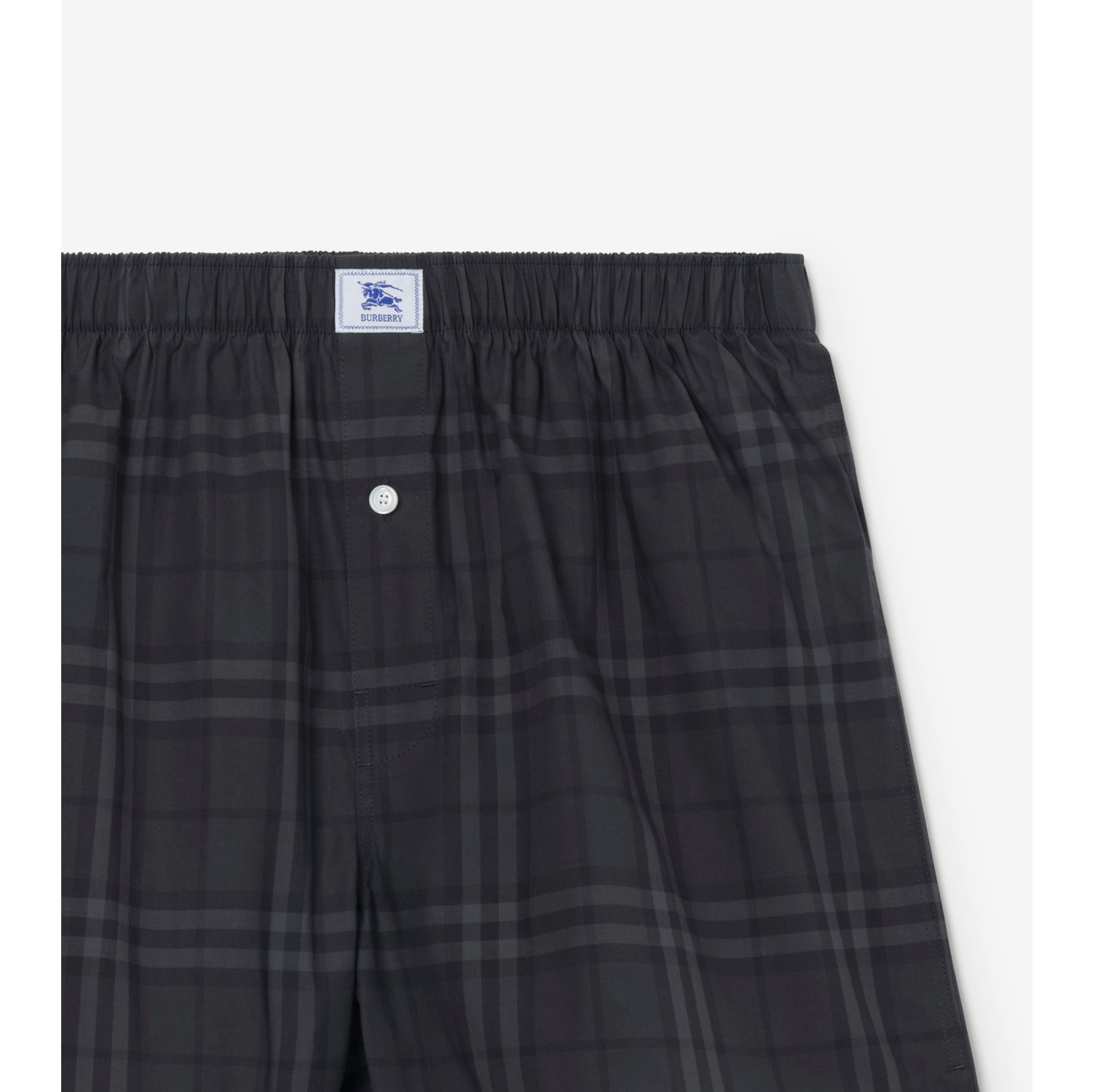 Check Cotton Boxer Shorts