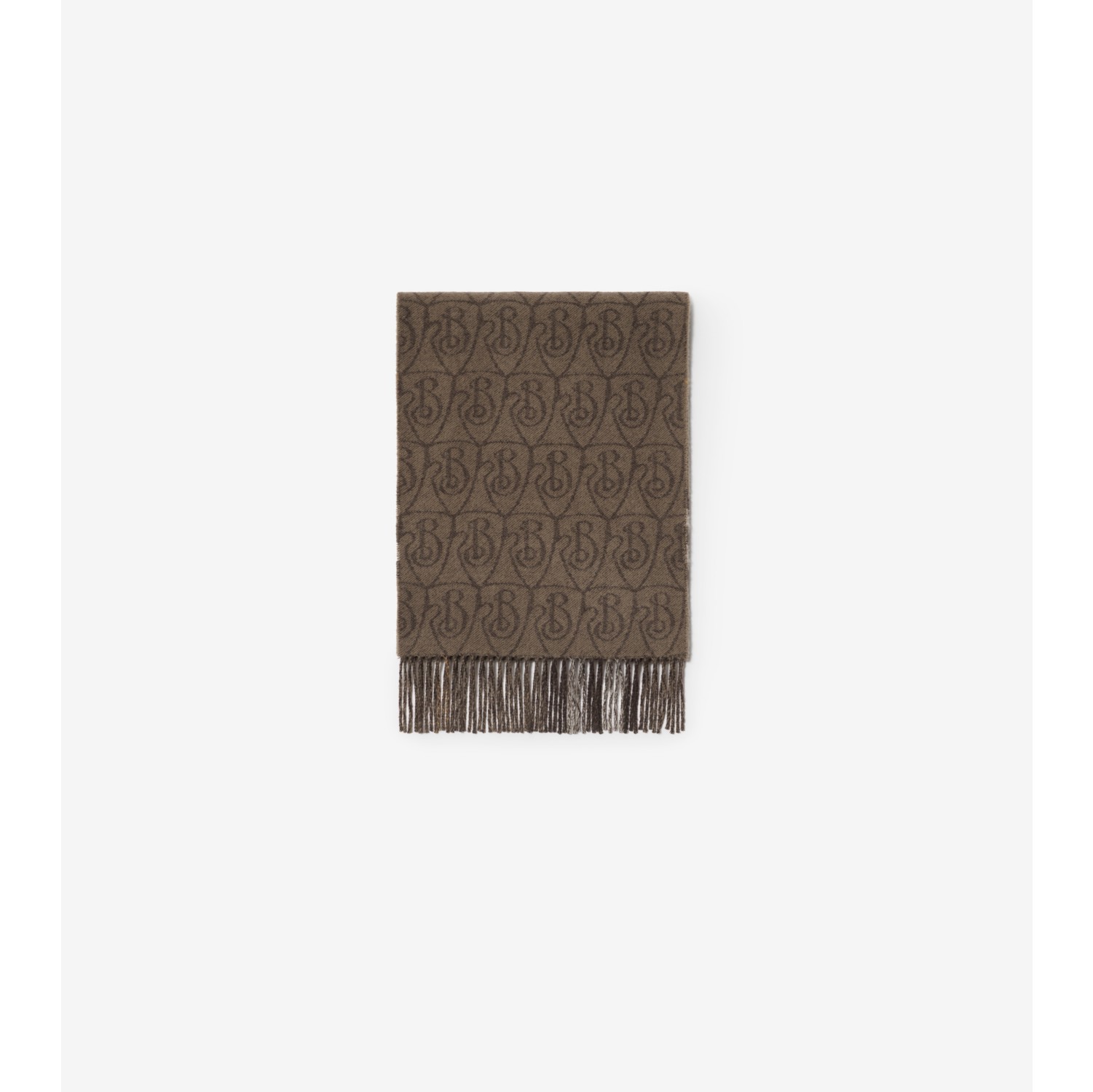 Reversible B Shield Cashmere Scarf