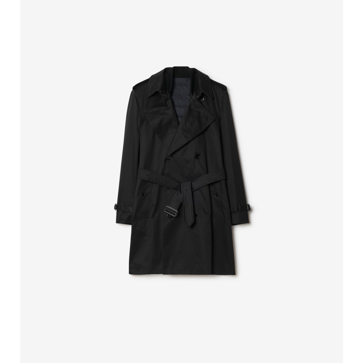 Black Wool Trench Coats | Burberry®