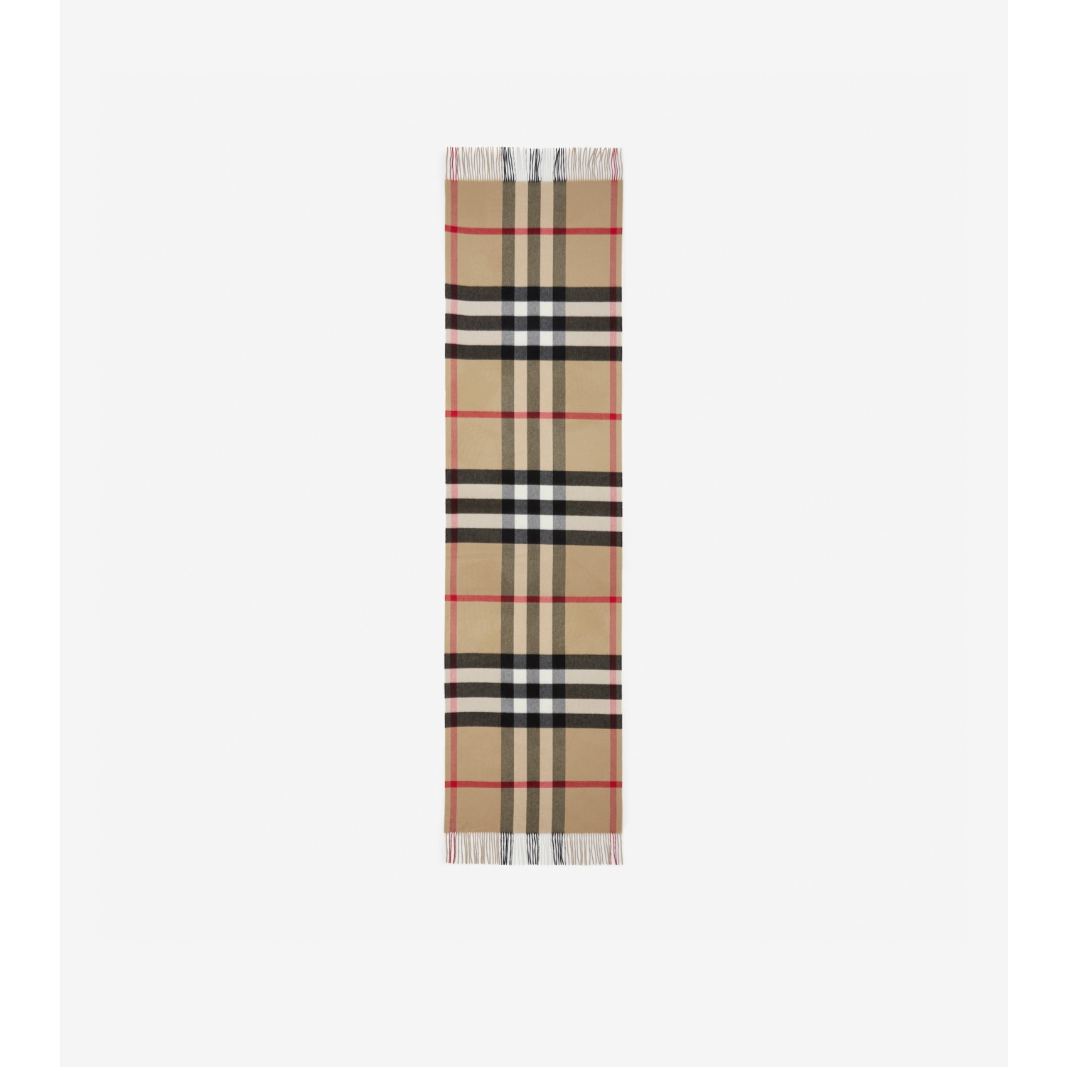 Burberry large shop check cashmere scarf