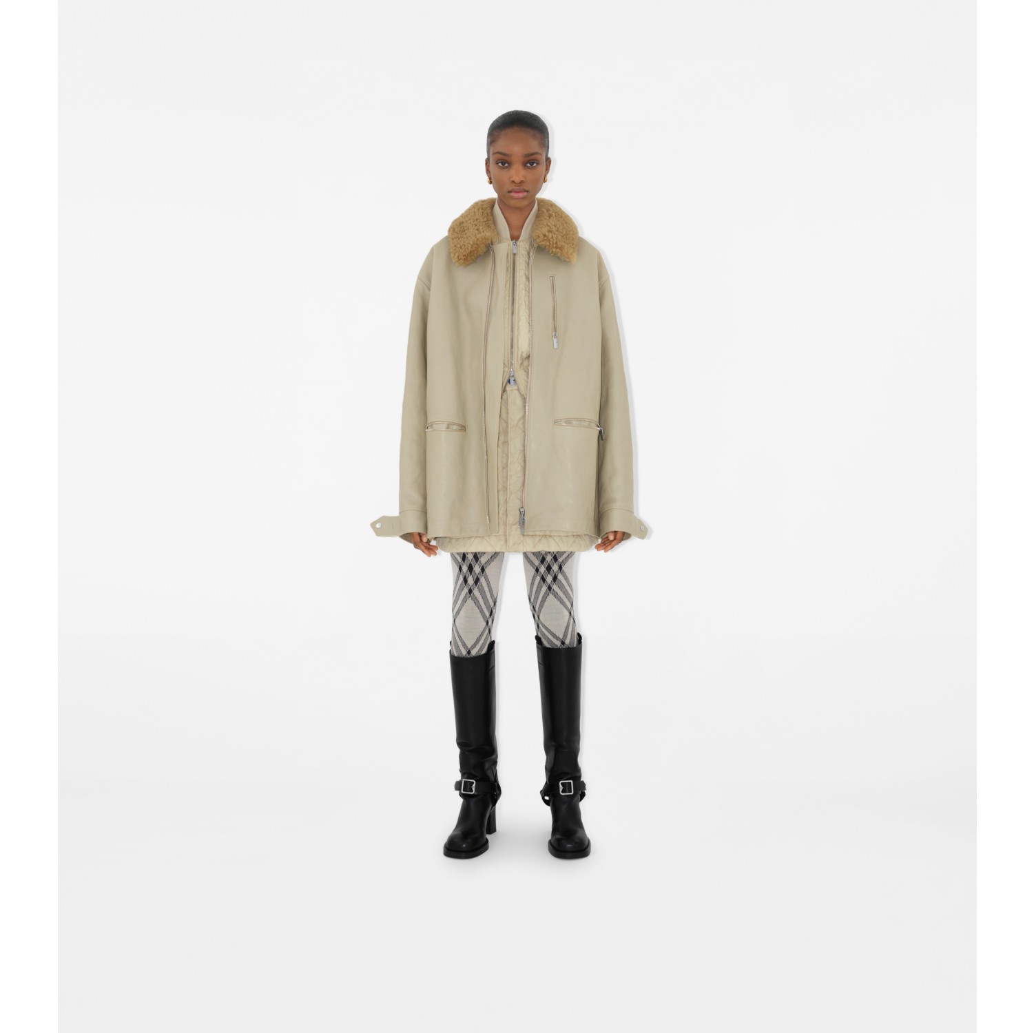 Burberry car coat womens best sale