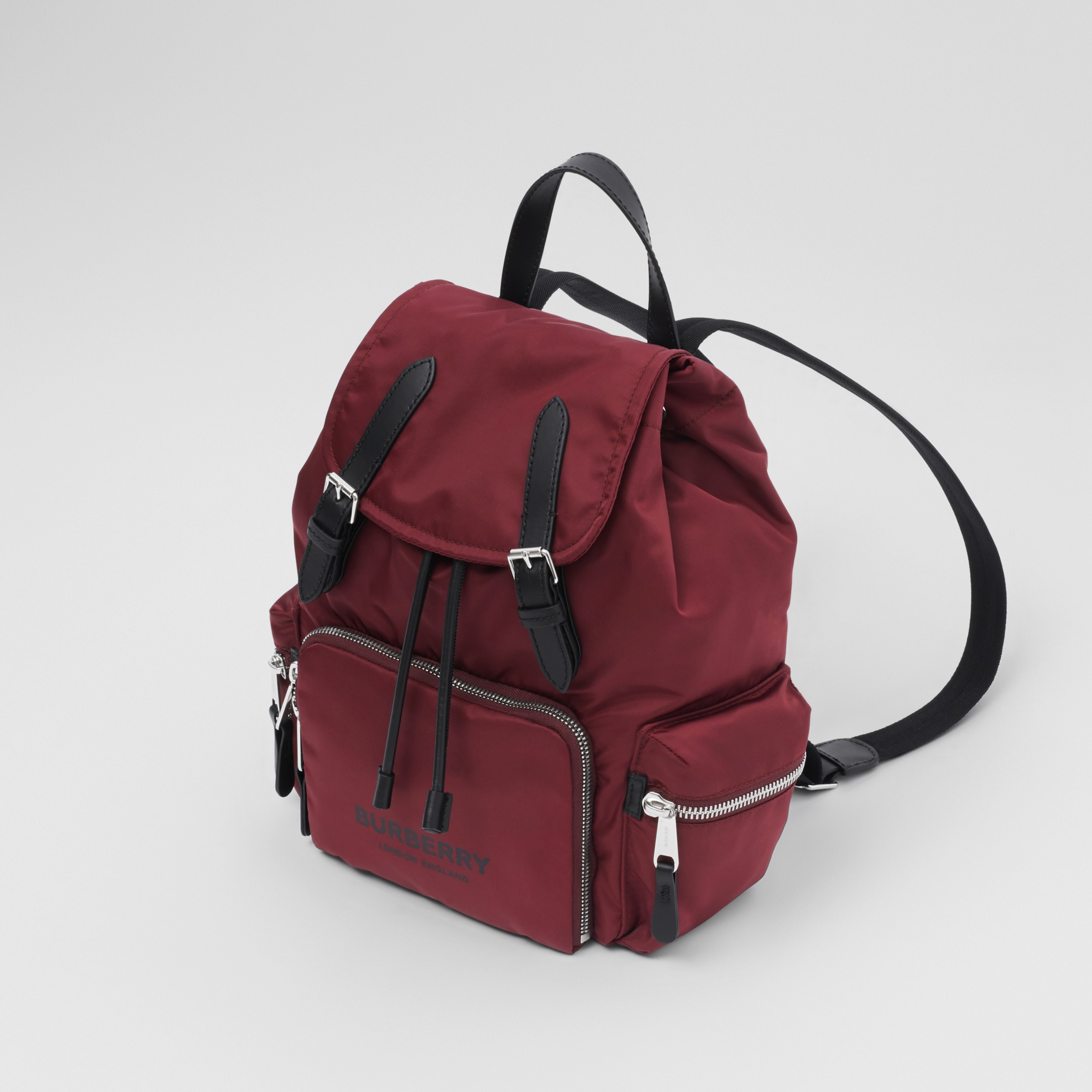 the medium rucksack in logo print econyl