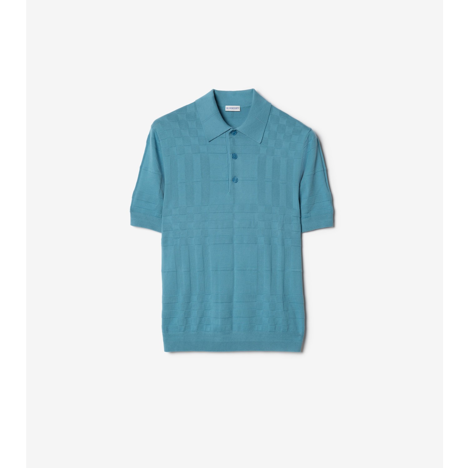 Check Cotton Polo Shirt