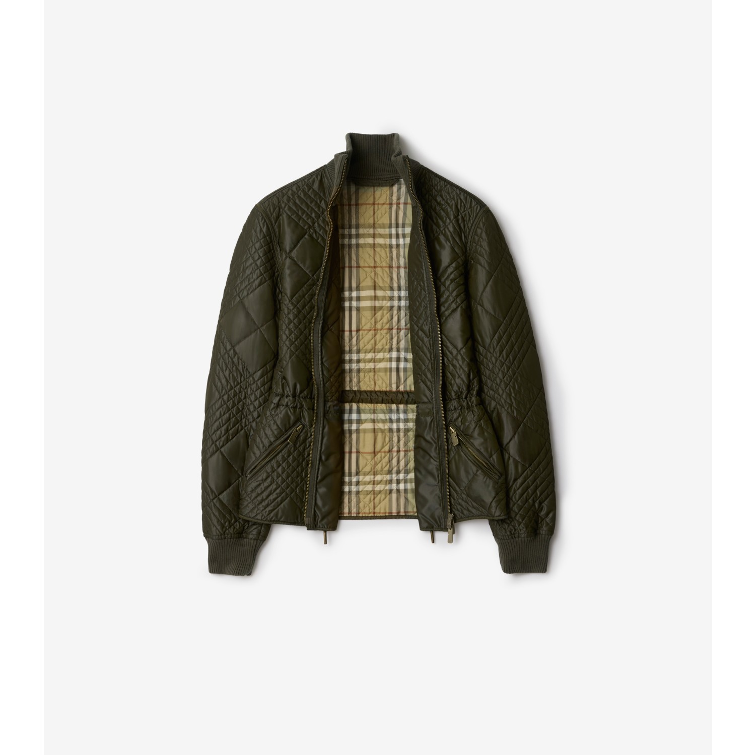 マイクロチェックステッチ ナイロン ウェイカーリー ジャケット