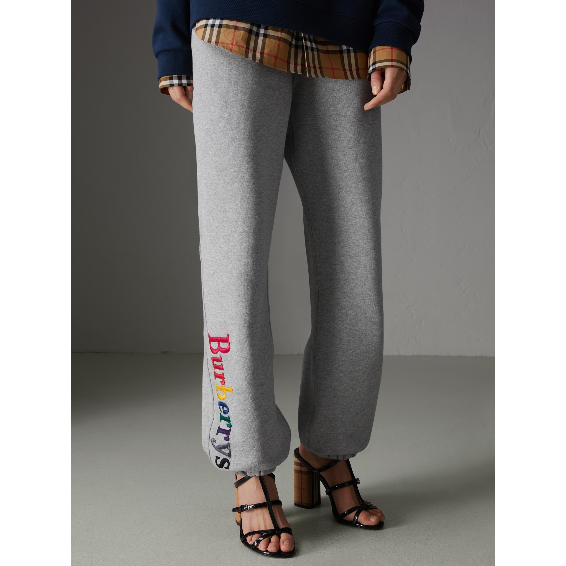 rainbow burberry sweatpants