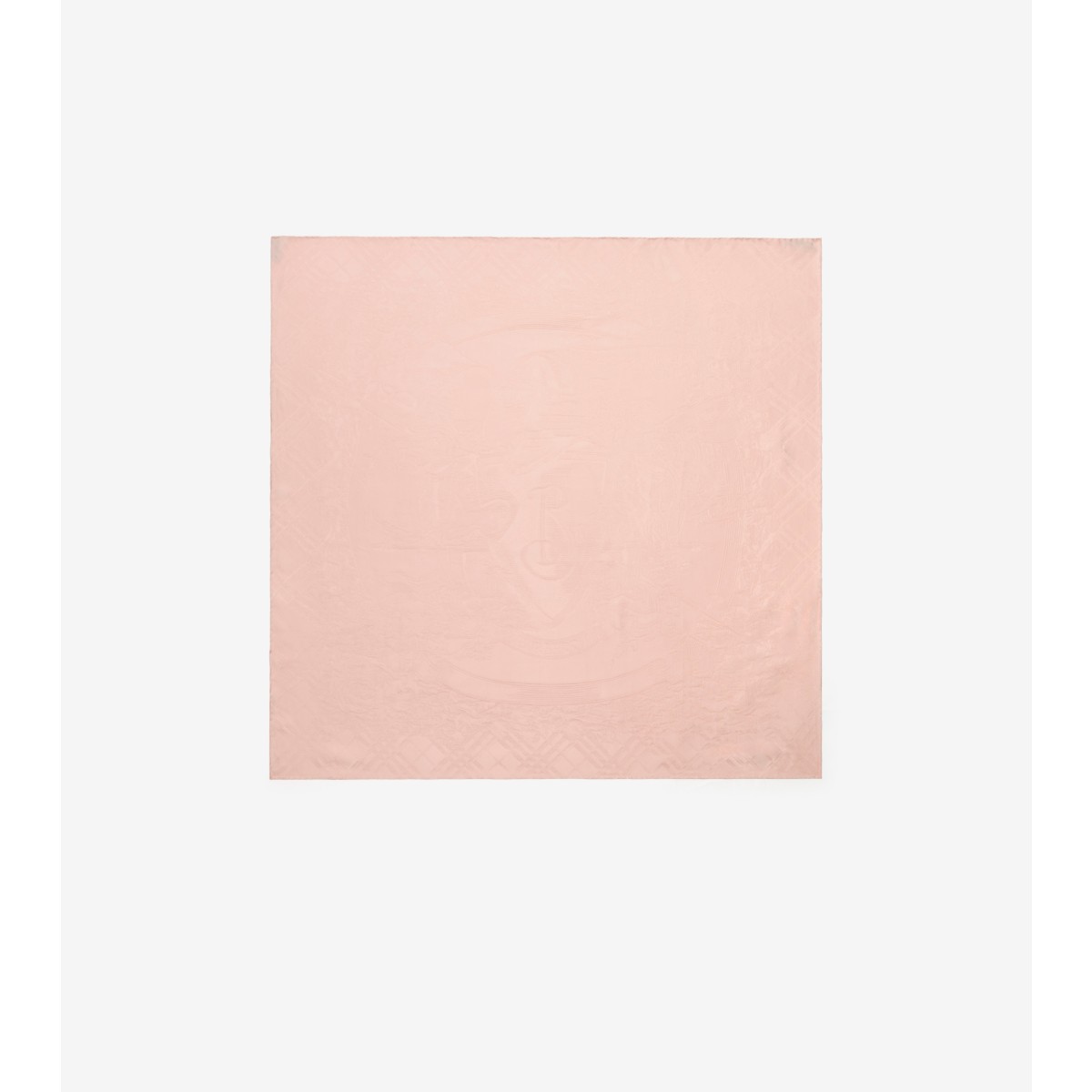  Check Floral Crest Scarf