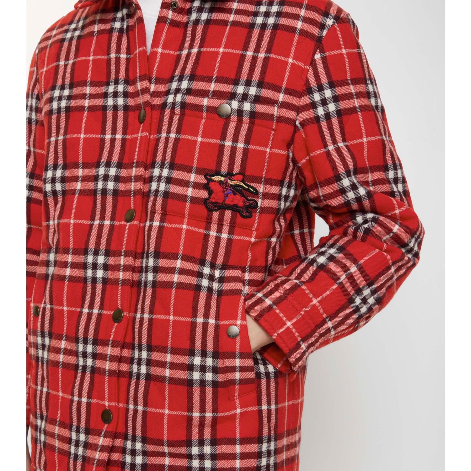 Surchemise en laine Check