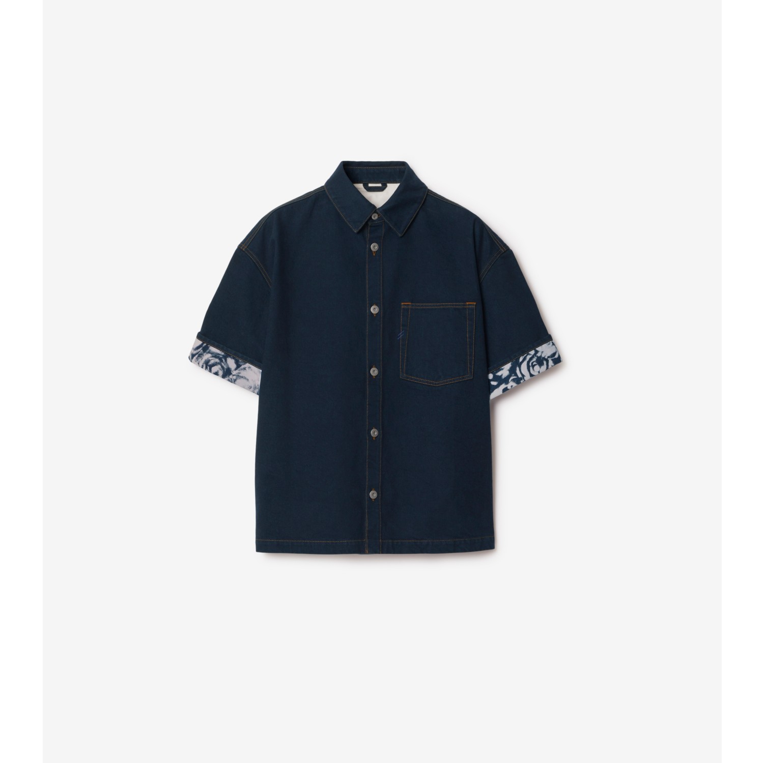 Burberry denim hot sale shirt