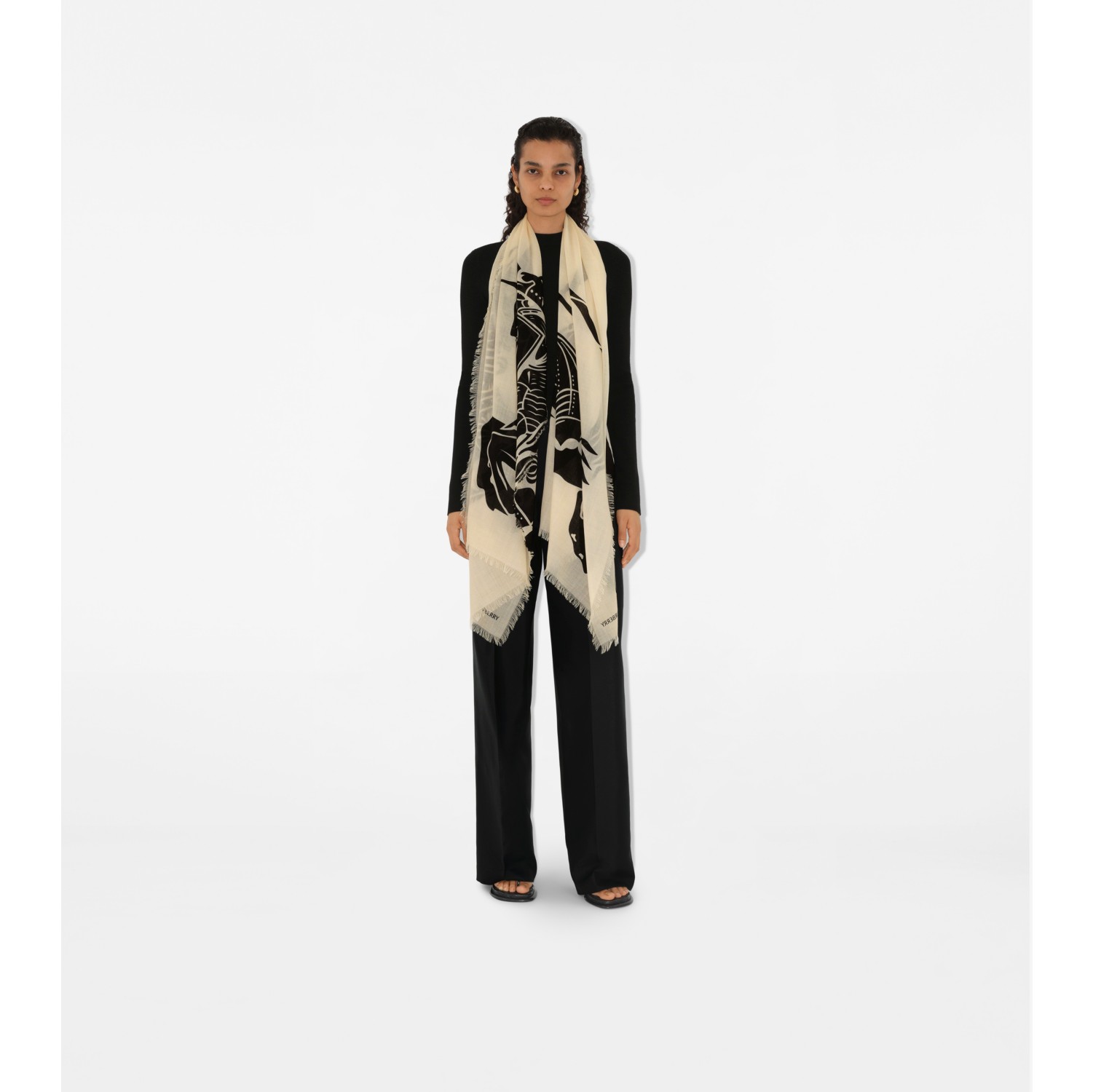 Wide EKD Wool Scarf
