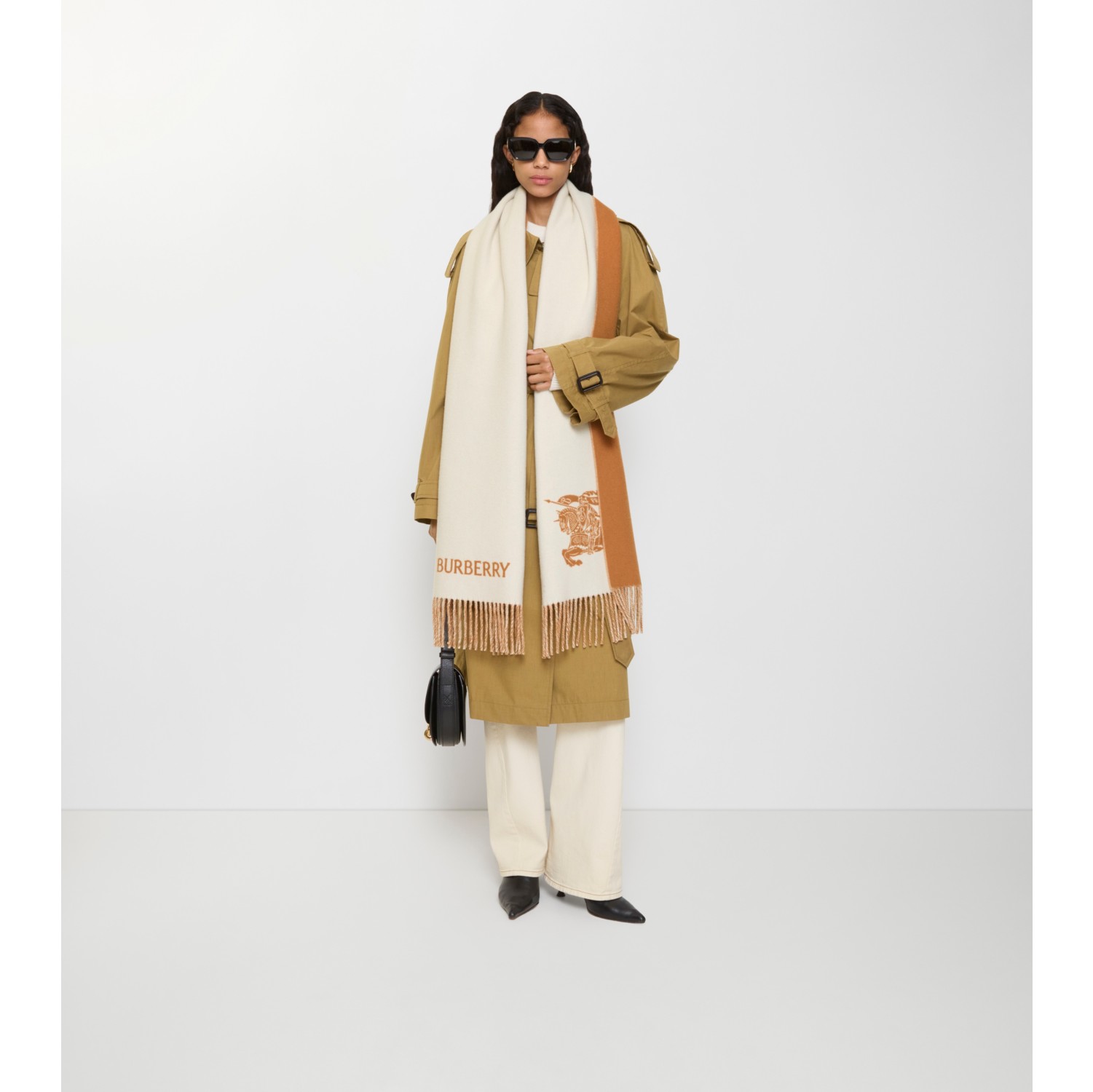 Reversible EKD Cashmere Scarf