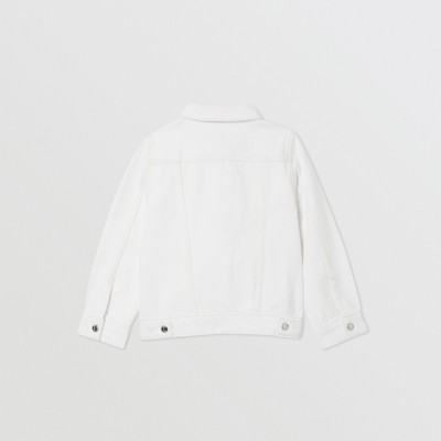 burberry white denim jacket