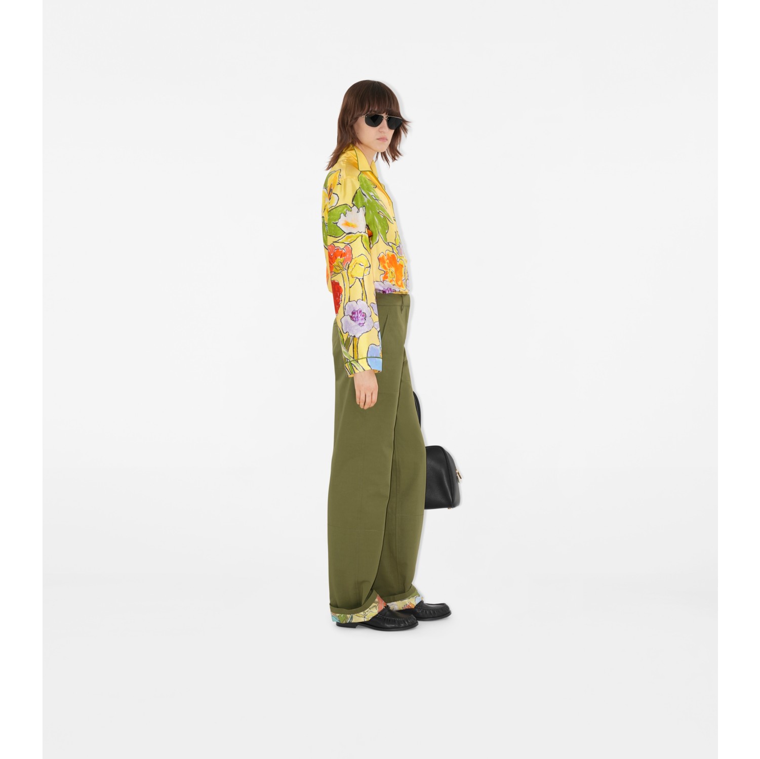 Highgrove Turn-up Cotton Trousers