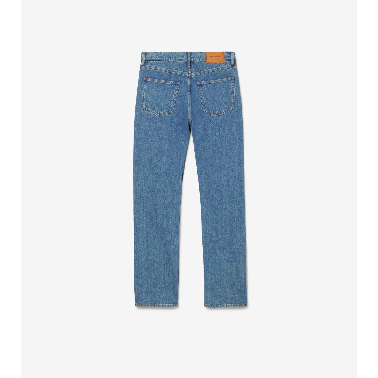 Straight Fit Jeans in Mid blue - Men, Denim