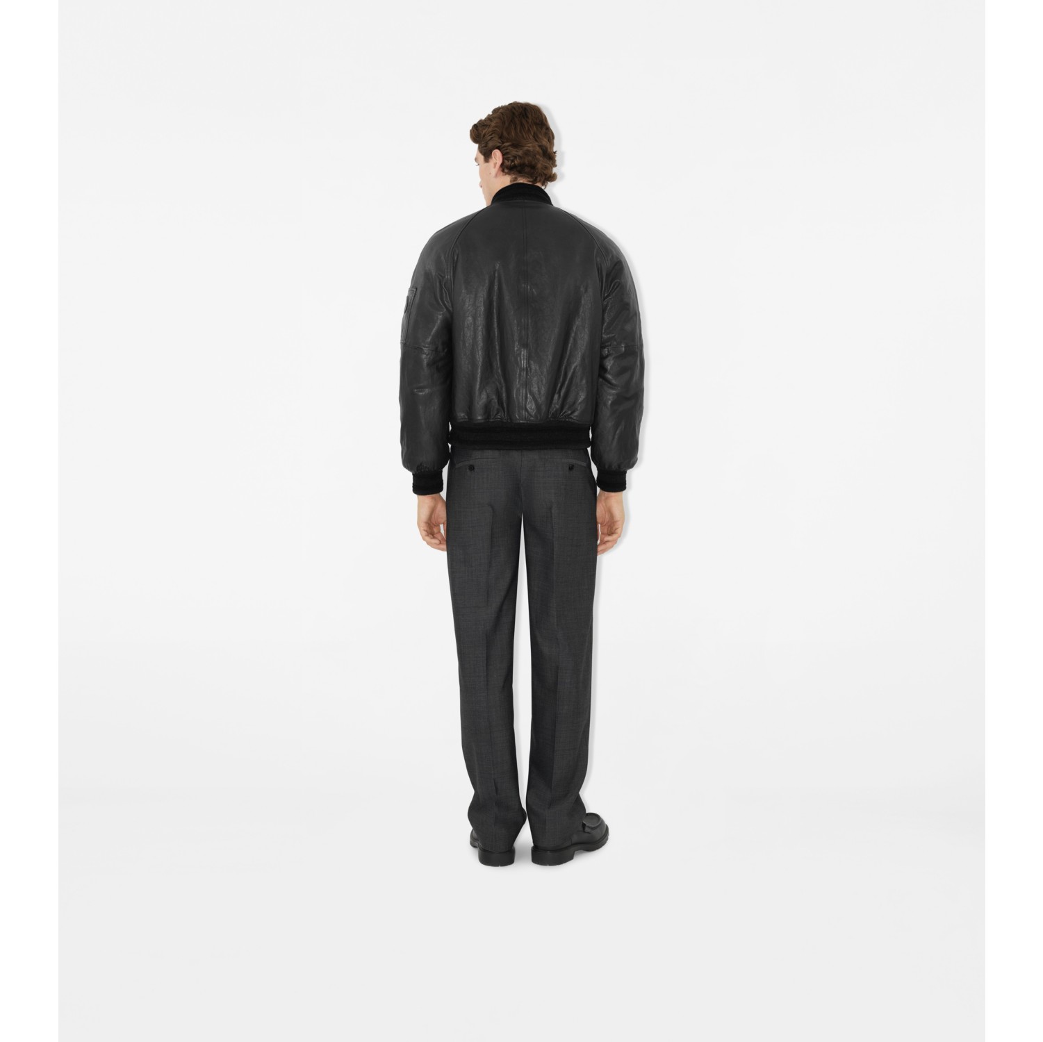 Leather Bomber Jacket