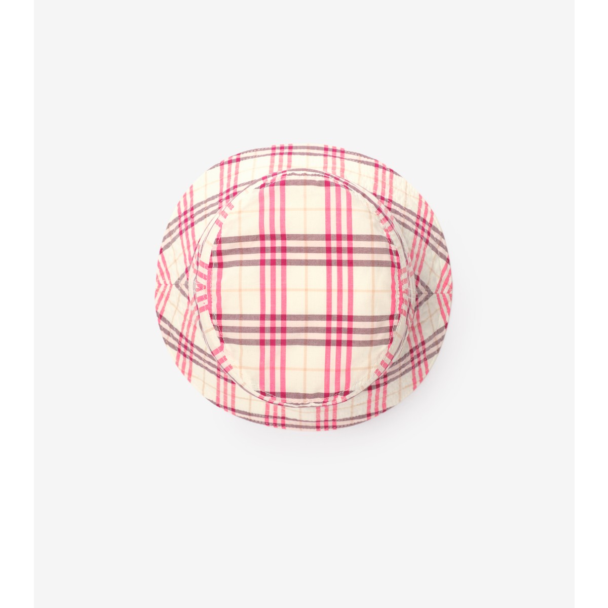  Check Cotton Bucket Hat