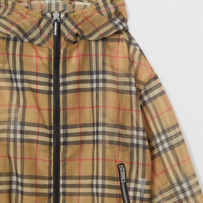 burberry vintage check lightweight jacket