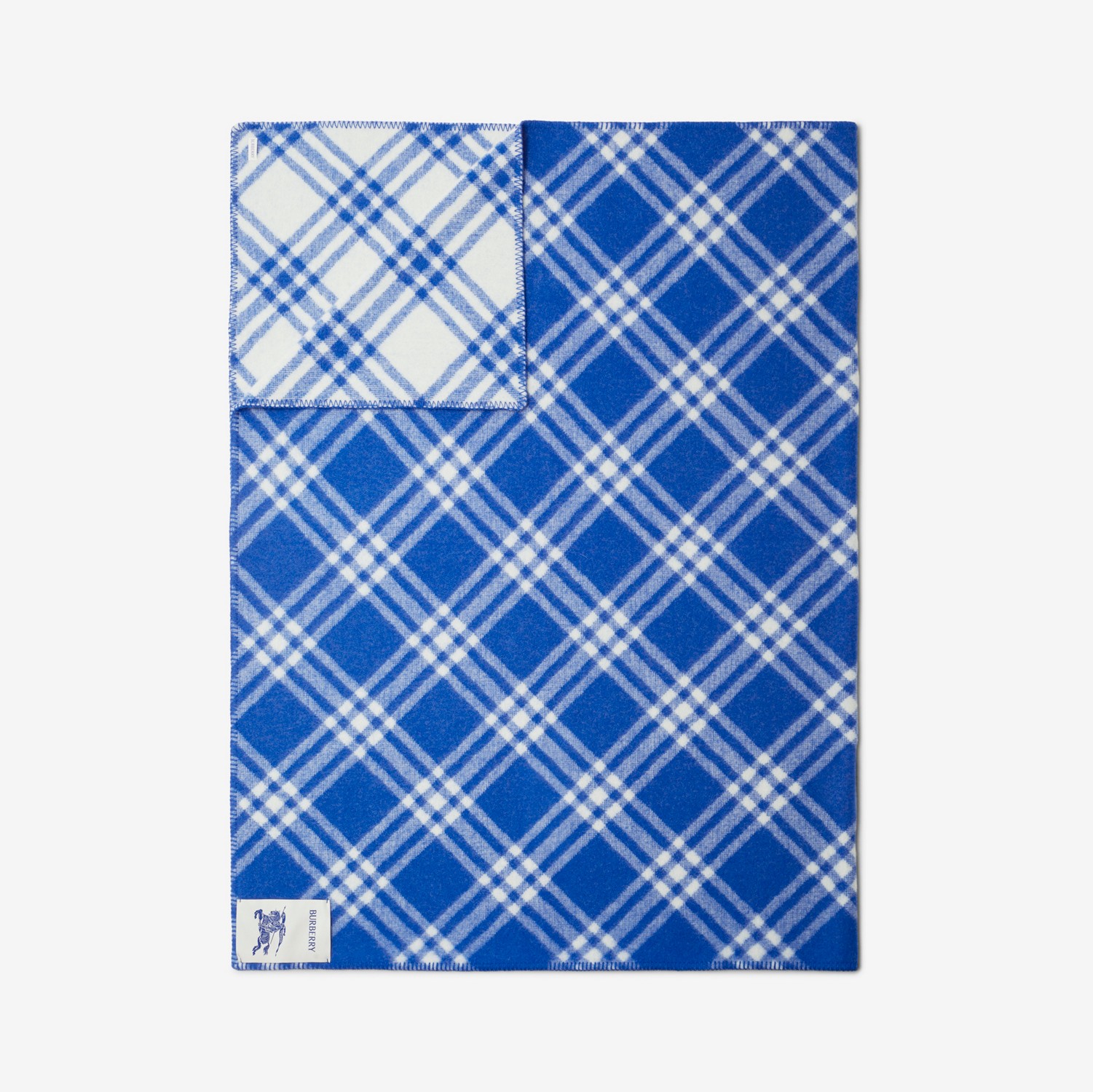 チェック ウール ブランケット (ナイト) | Burberry®公式サイト チェック ウール ブランケット (ナイト) | Burberry®公式サイト