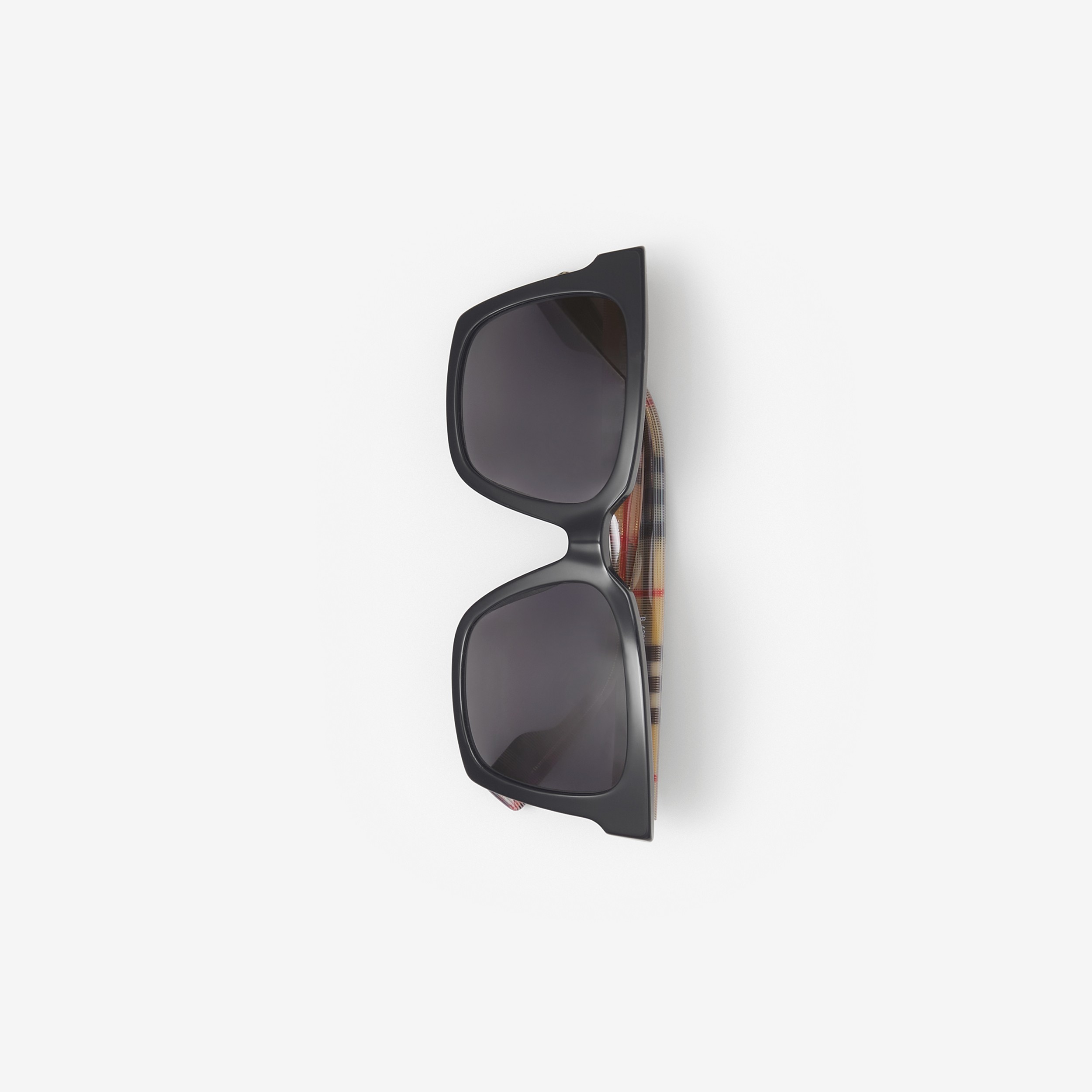 Square Frame Sunglasses in Black - Women | Burberry® Official - 2