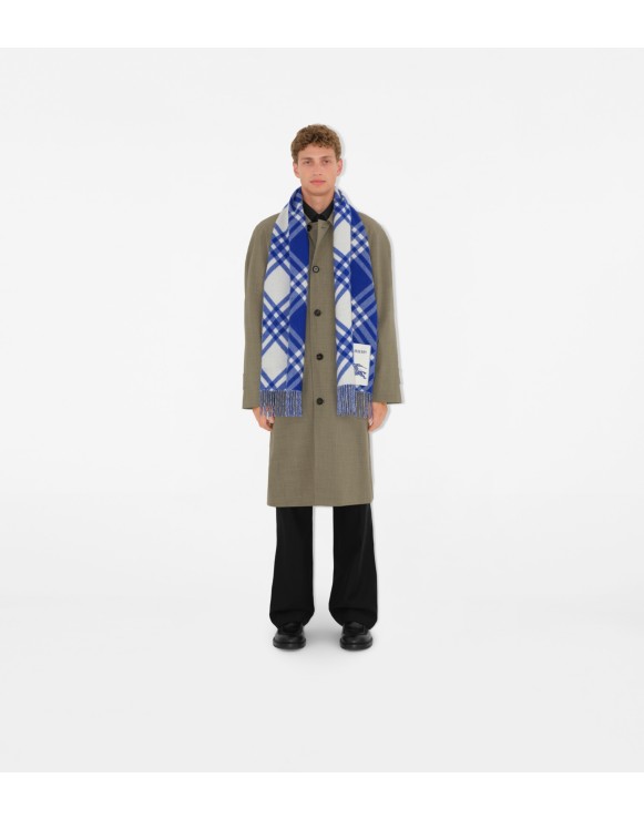 Check Cashmere Scarf