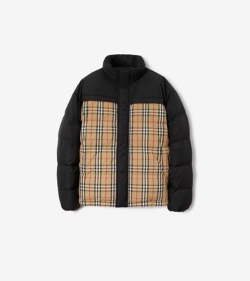 Burberry vintage check store puffer jacket