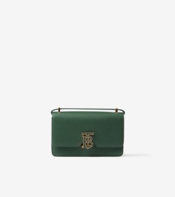 Mini TB Bag in Dark Viridian Green - Women