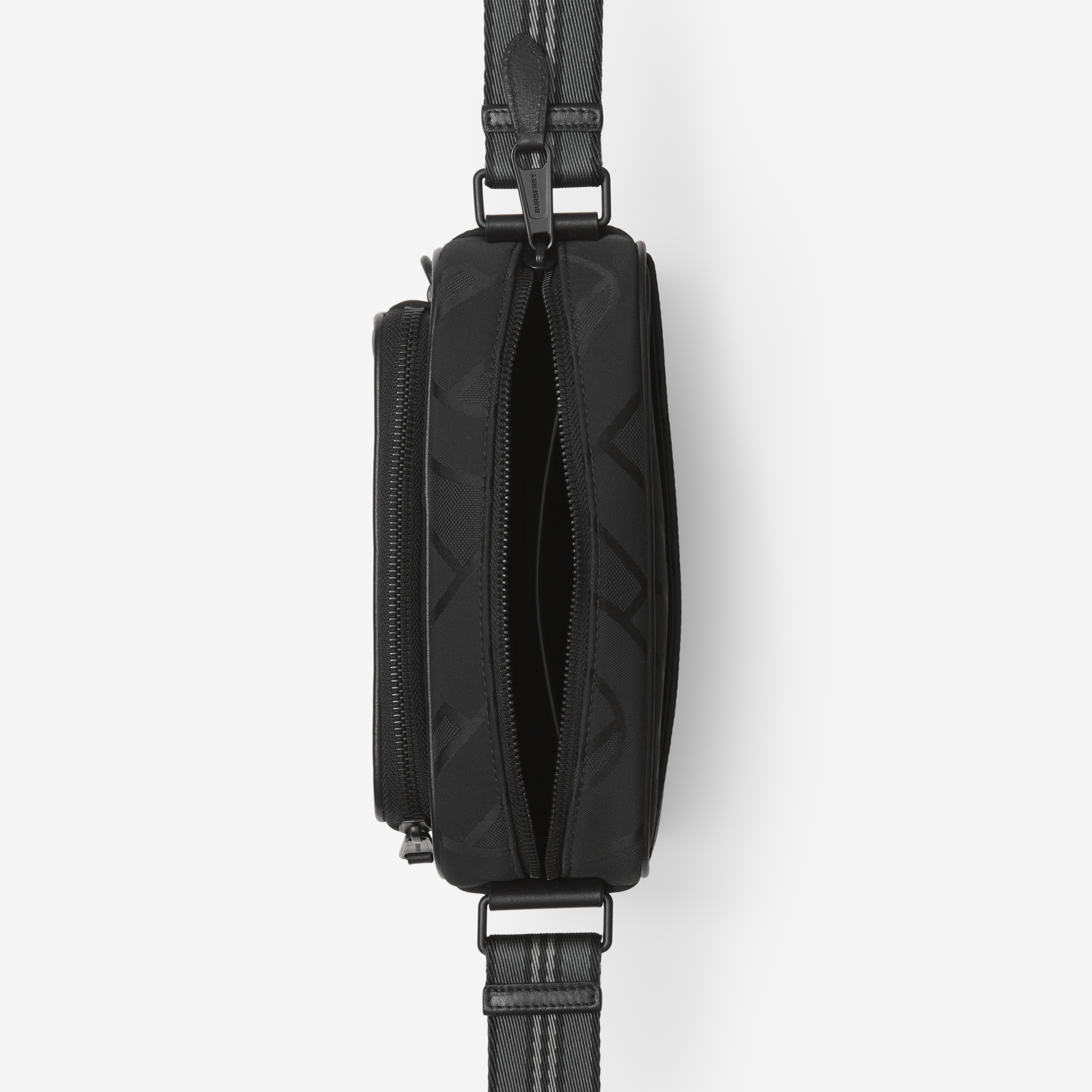 Monogram Jacquard Paddy Bag in Black - Men | Burberry® Official - 4