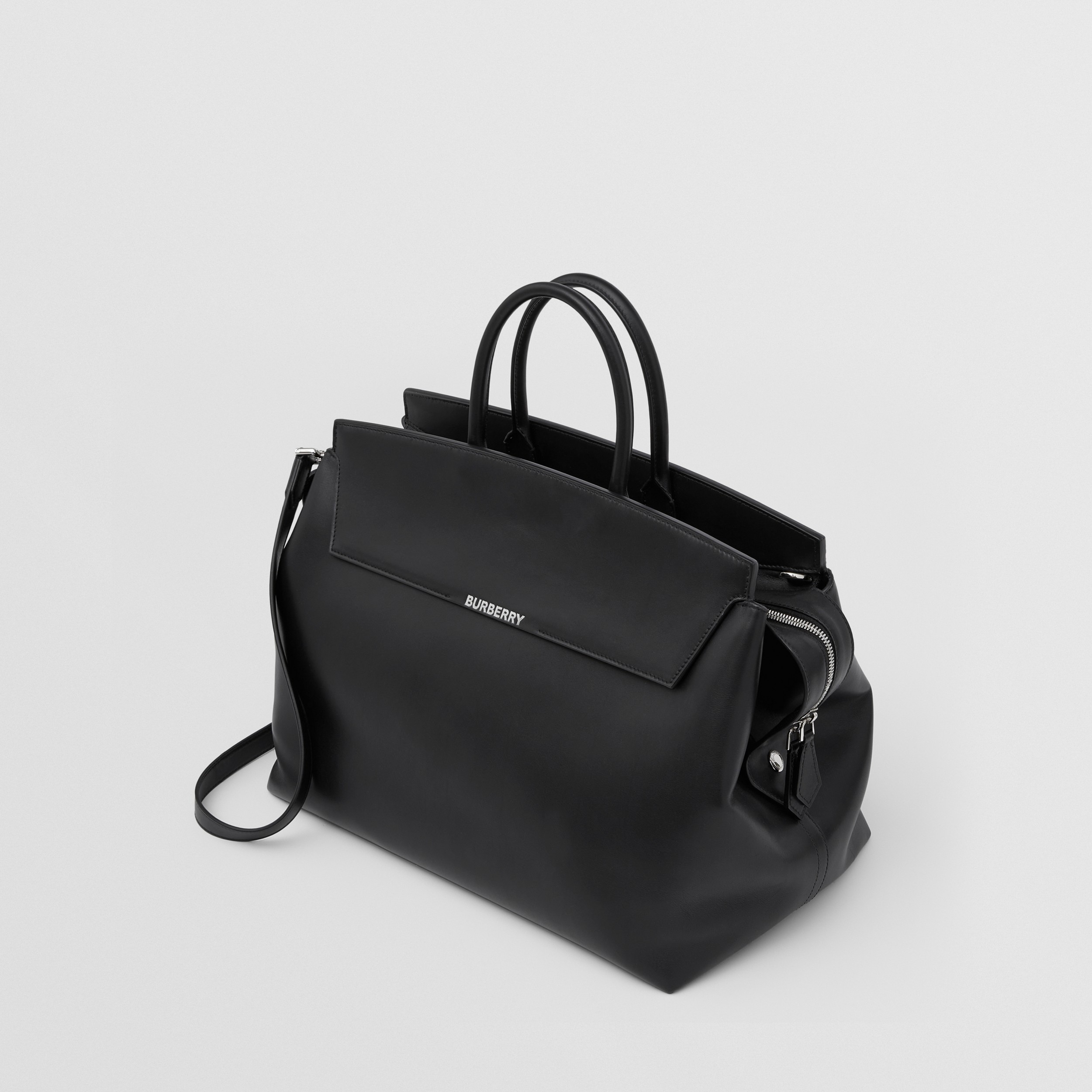 Leather Large Catherine Bag in Black - Women | Burberry® Official - 3