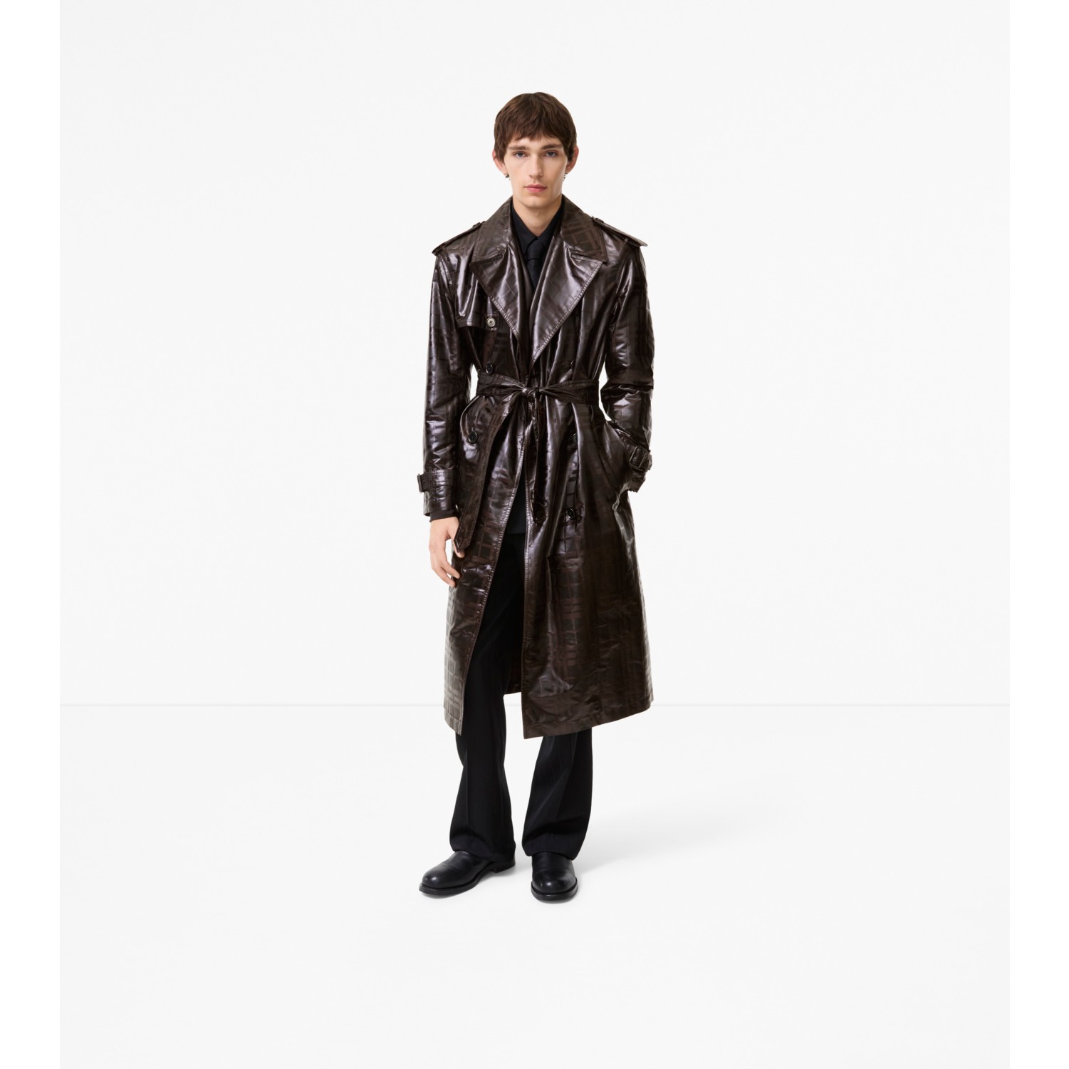 Trench Hoxton lungo Check