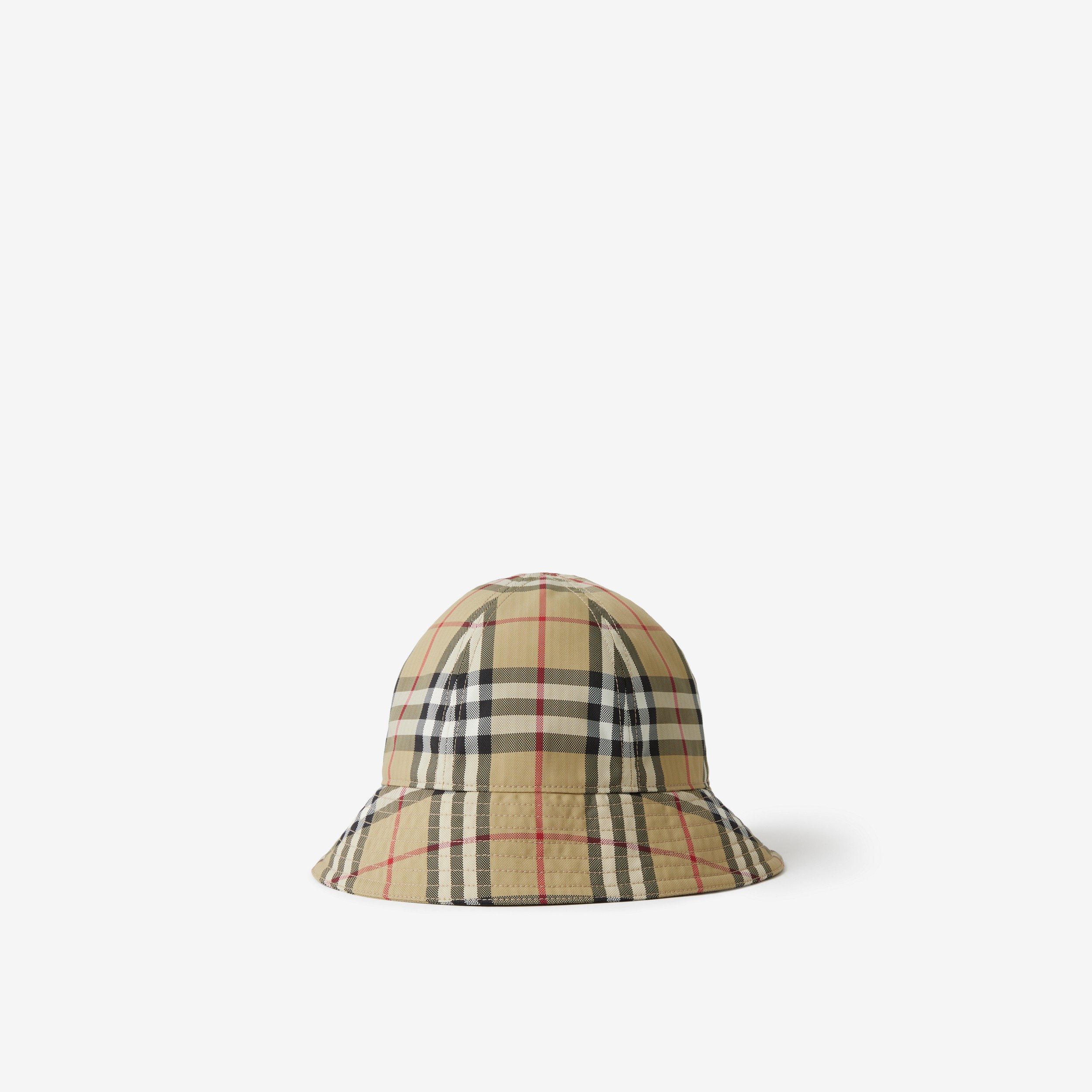 Chapéu Bucket de nylon (Bege Clássico) | Burberry® oficial - 1