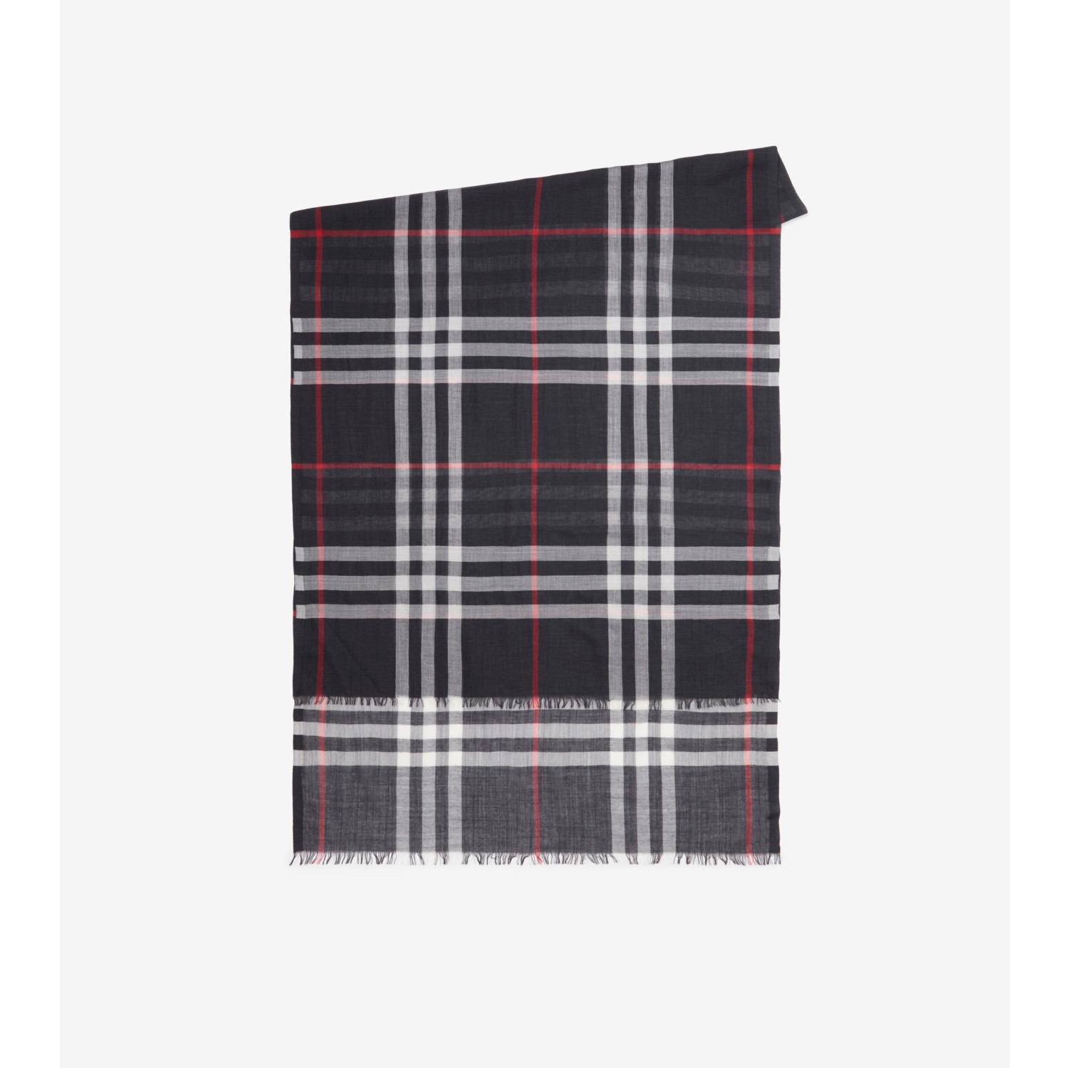 Burberry Wool-Silk Check Scarf