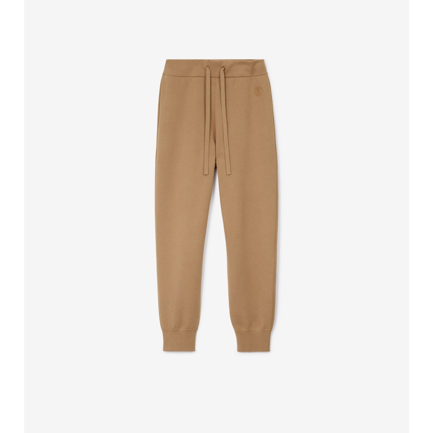 BURBERRY 7/8 pants in jogger style in camel