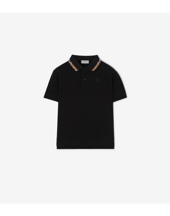 Polo en piqué de coton