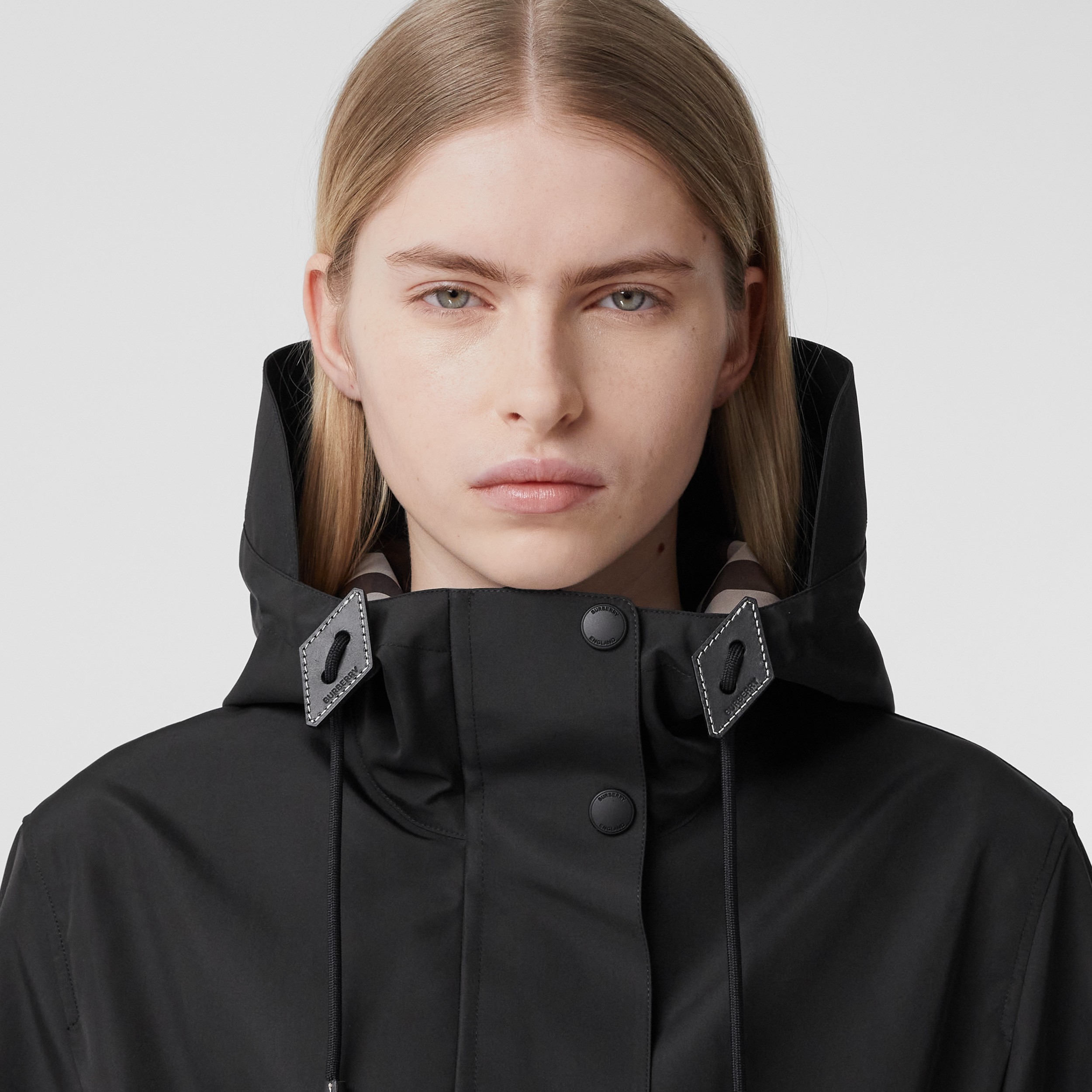 Lightweight Hooded Jacket in Black - Women | Burberry® Official - 2