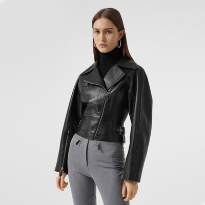 burberry womens leather jacket