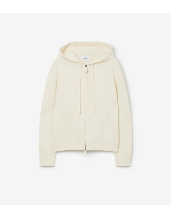 Cashmere Blend Zip Hoodie