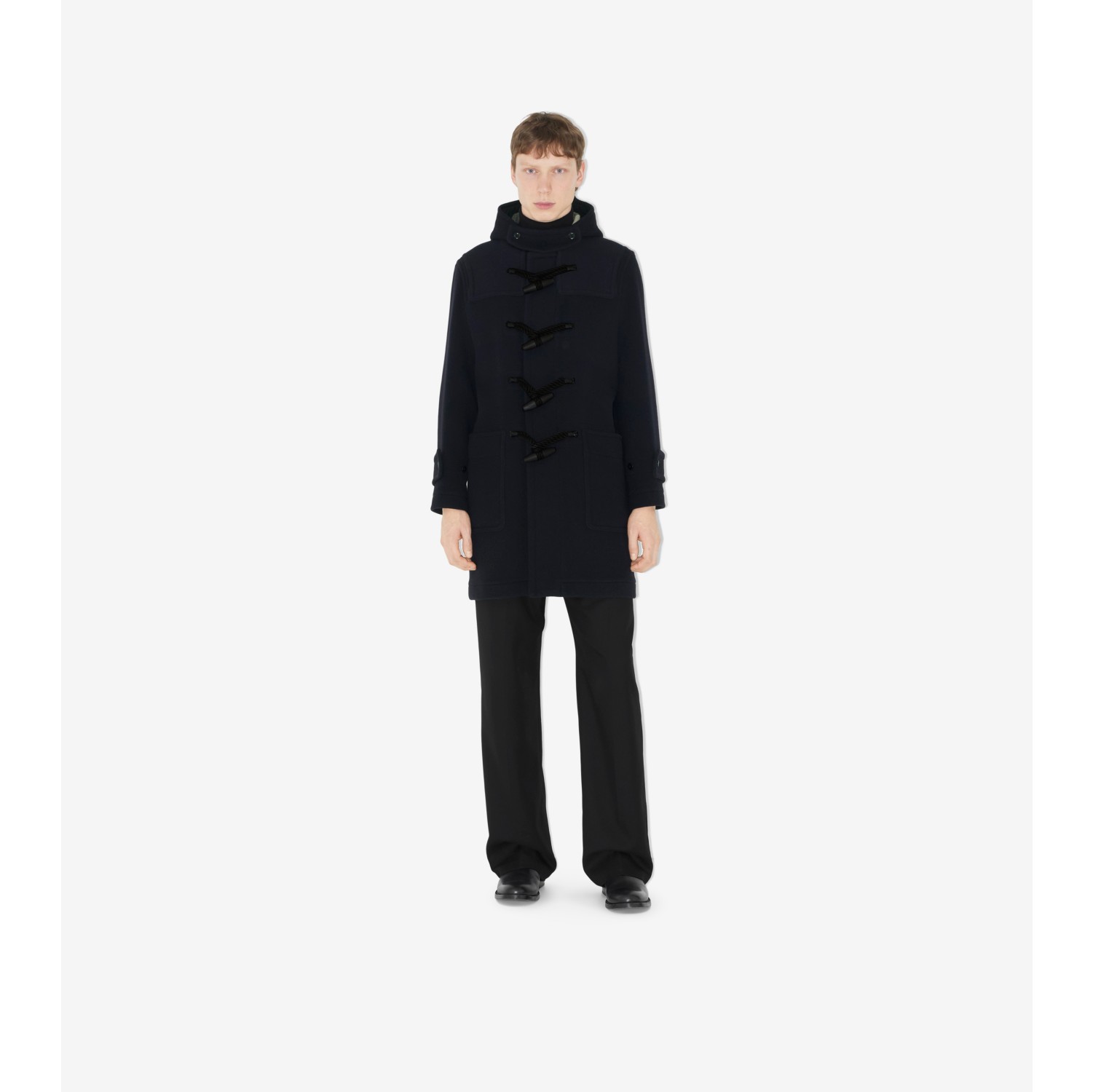 Burberry men's shop wool duffle coat